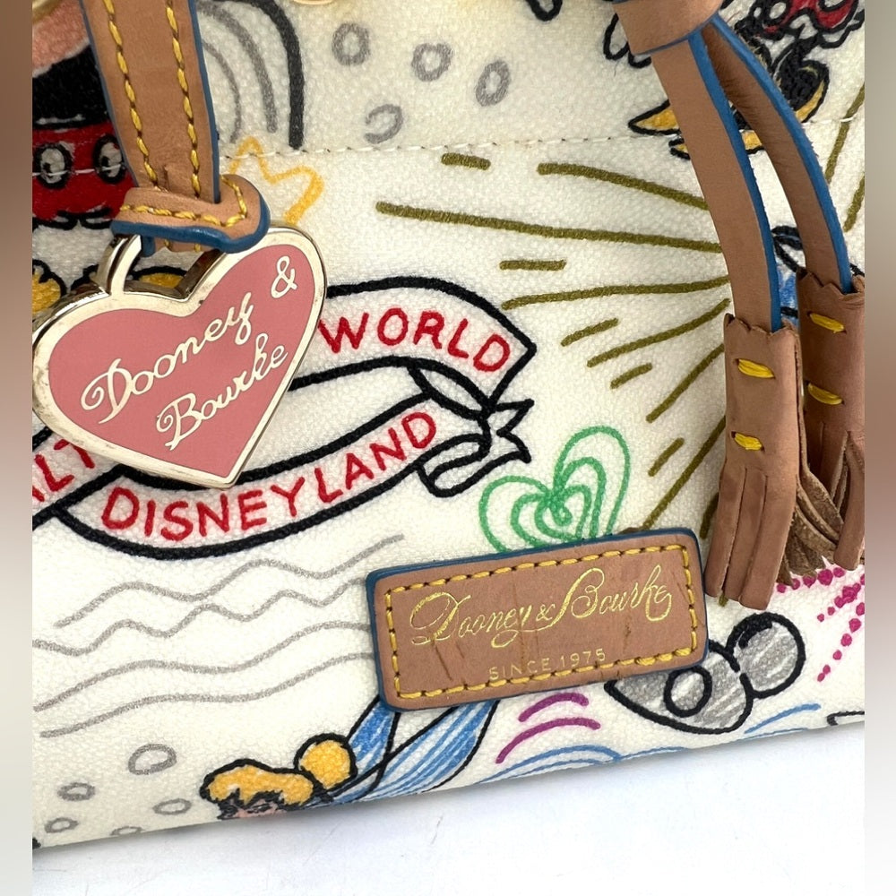 Dooney & Bourke Disney Sketch Tassel Tote