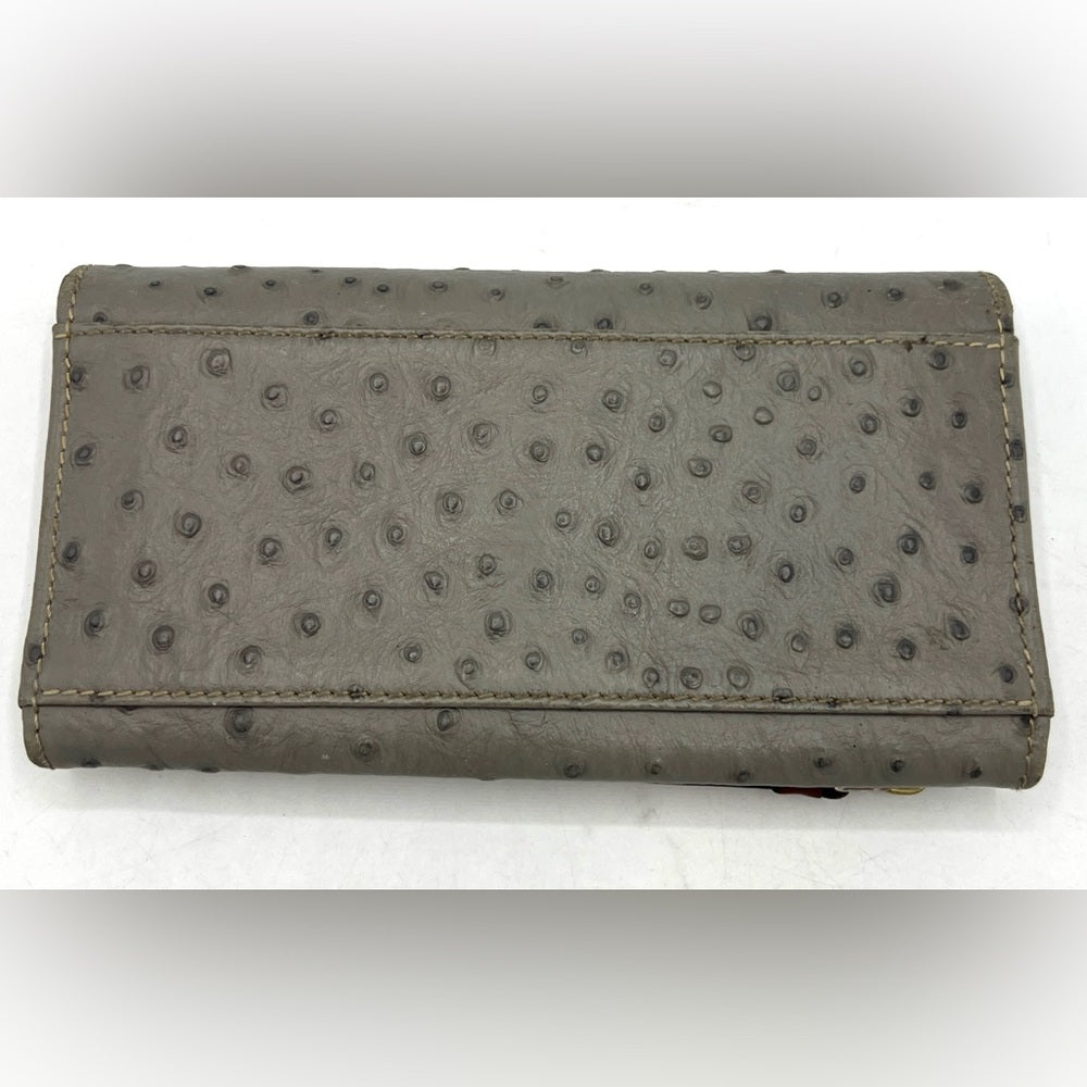 Dooney&Bourke Ostrich Foldover Wallet