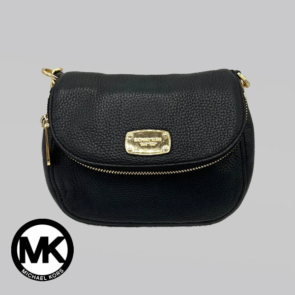 Michael Kors Bedford Leather Flap Crossbody