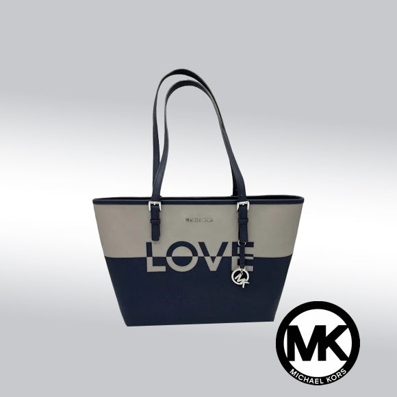 Michael Kors Medium Jet Set Carryall Love Tote