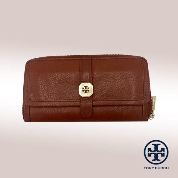 Tory Burch Clay Zip Continental Wallet