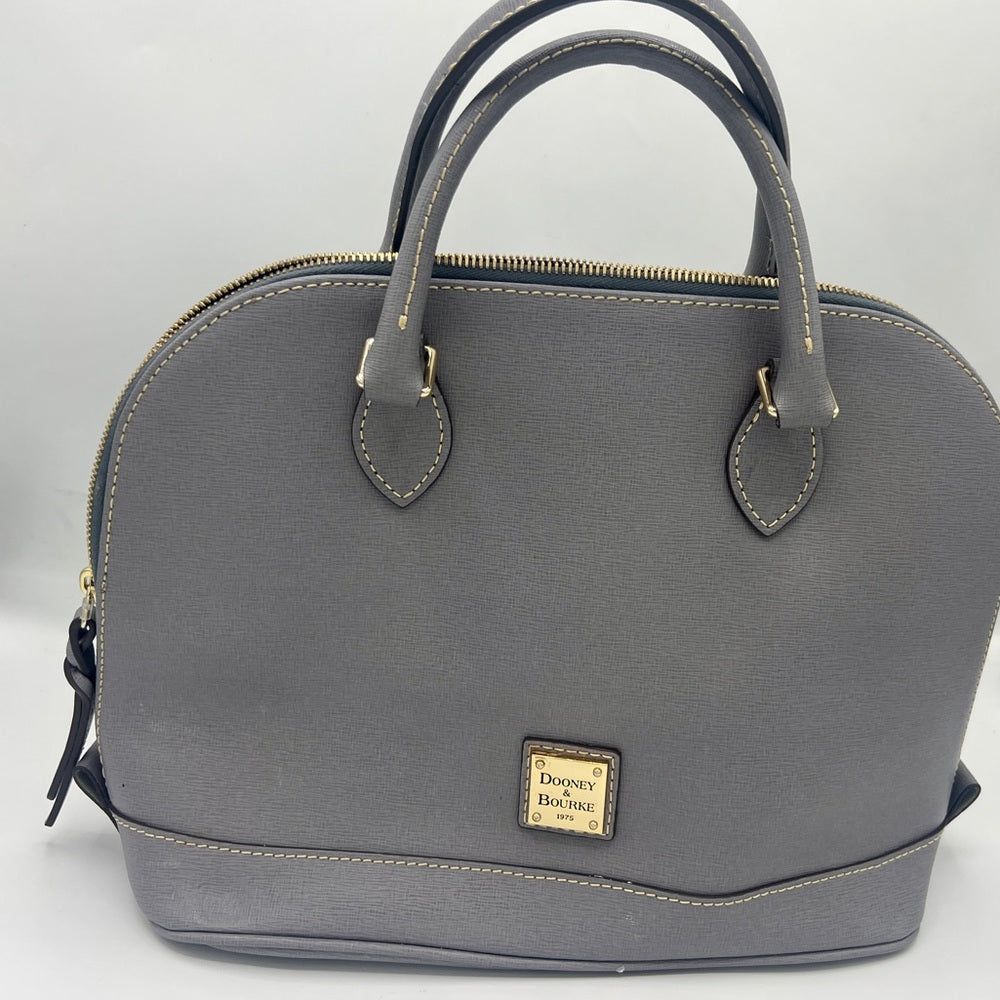 Dooney & Bourke Pebble Grain Zip Zip Satchel
