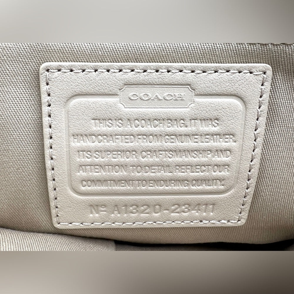 Coach Legacy Caning Leather Romy Top Handle Woven Bag