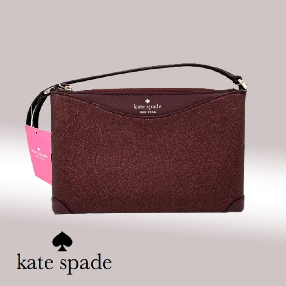 Kate Spade Glitter Satchel bag - Deep Nova good