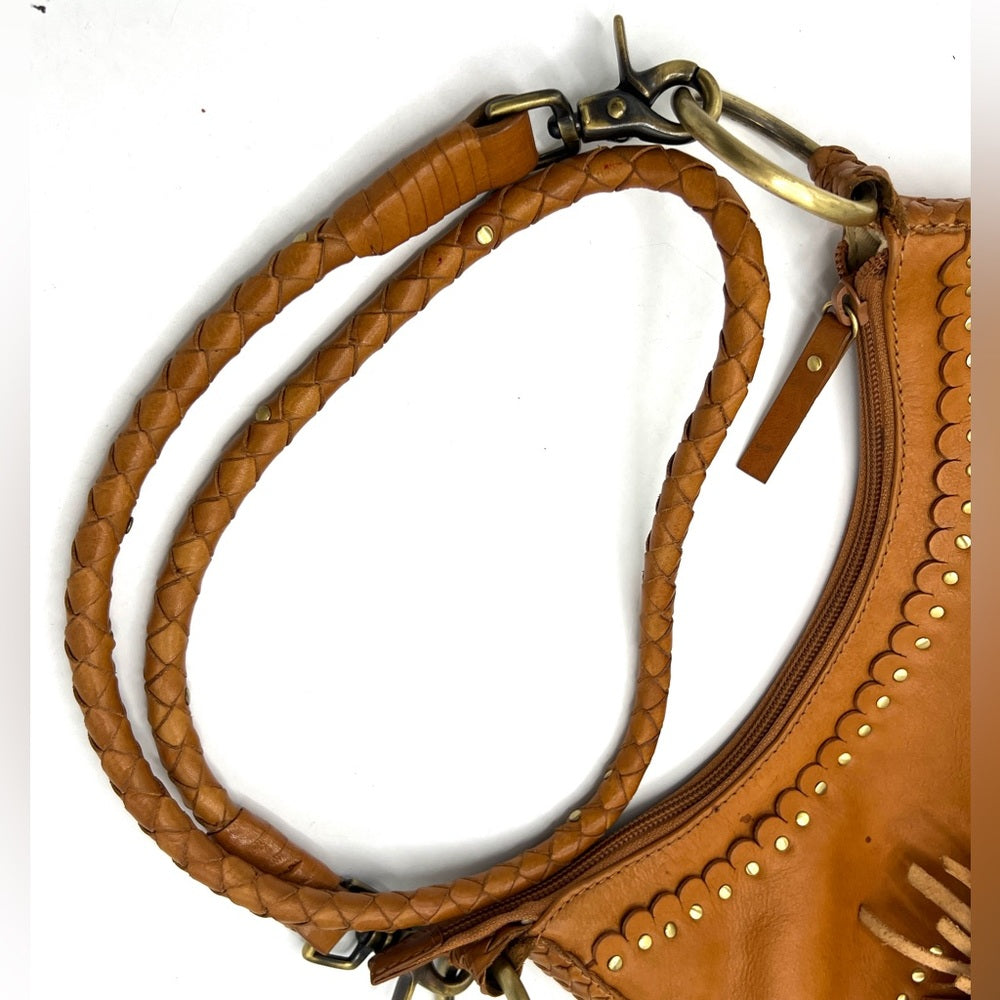 Frye Fringe Hobo Crossbody
