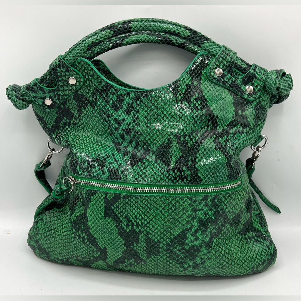 Pietro Alessandro Snakeskin Leather Crossbody