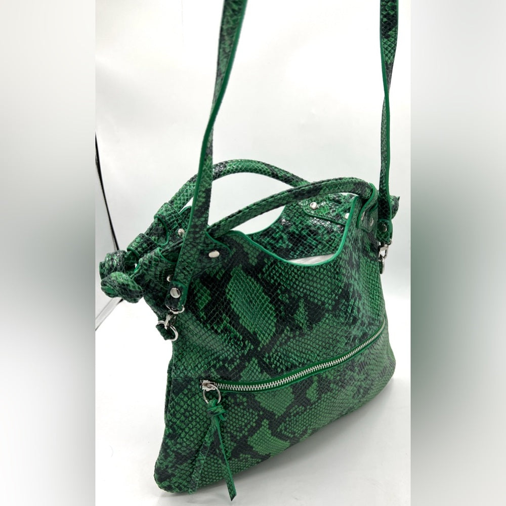 Pietro Alessandro Snakeskin Leather Crossbody