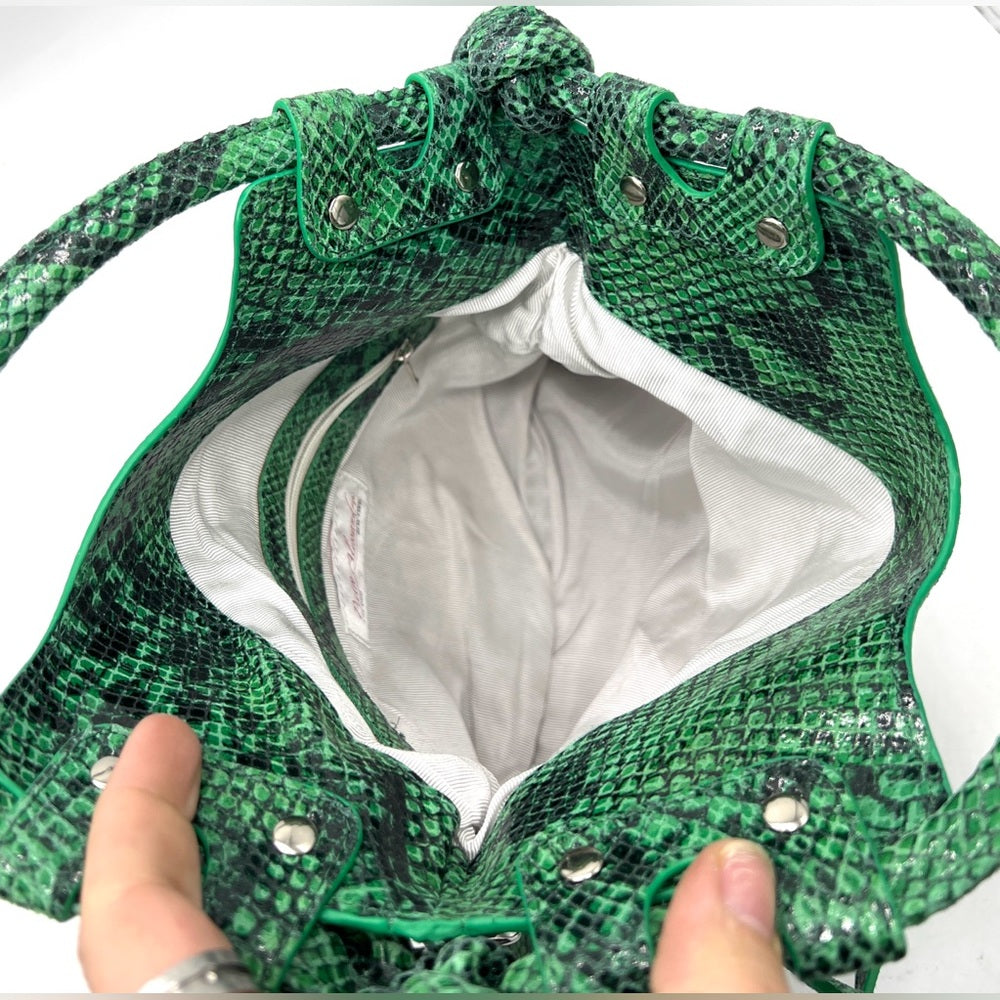 Pietro Alessandro Snakeskin Leather Crossbody