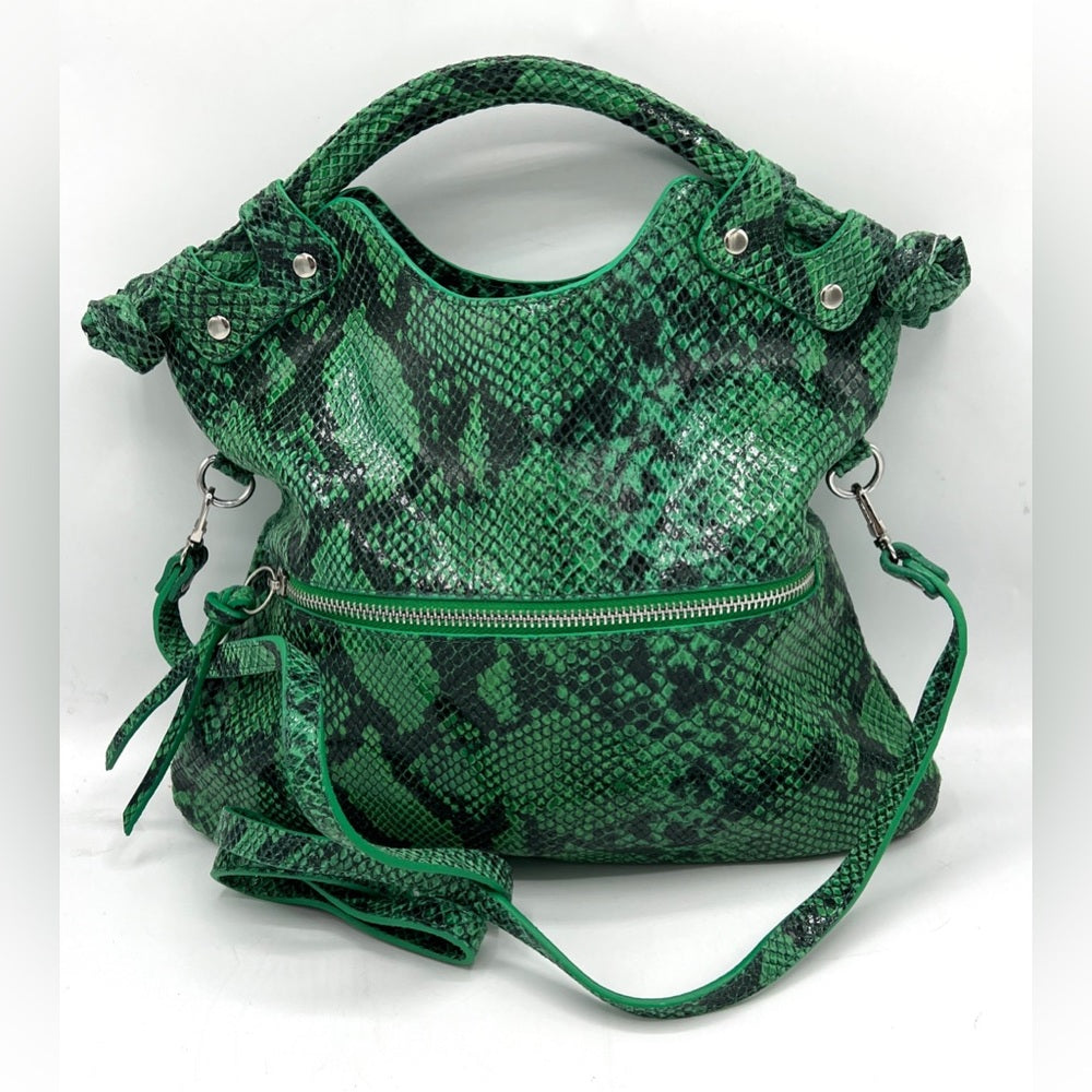 Pietro Alessandro Snakeskin Leather Crossbody
