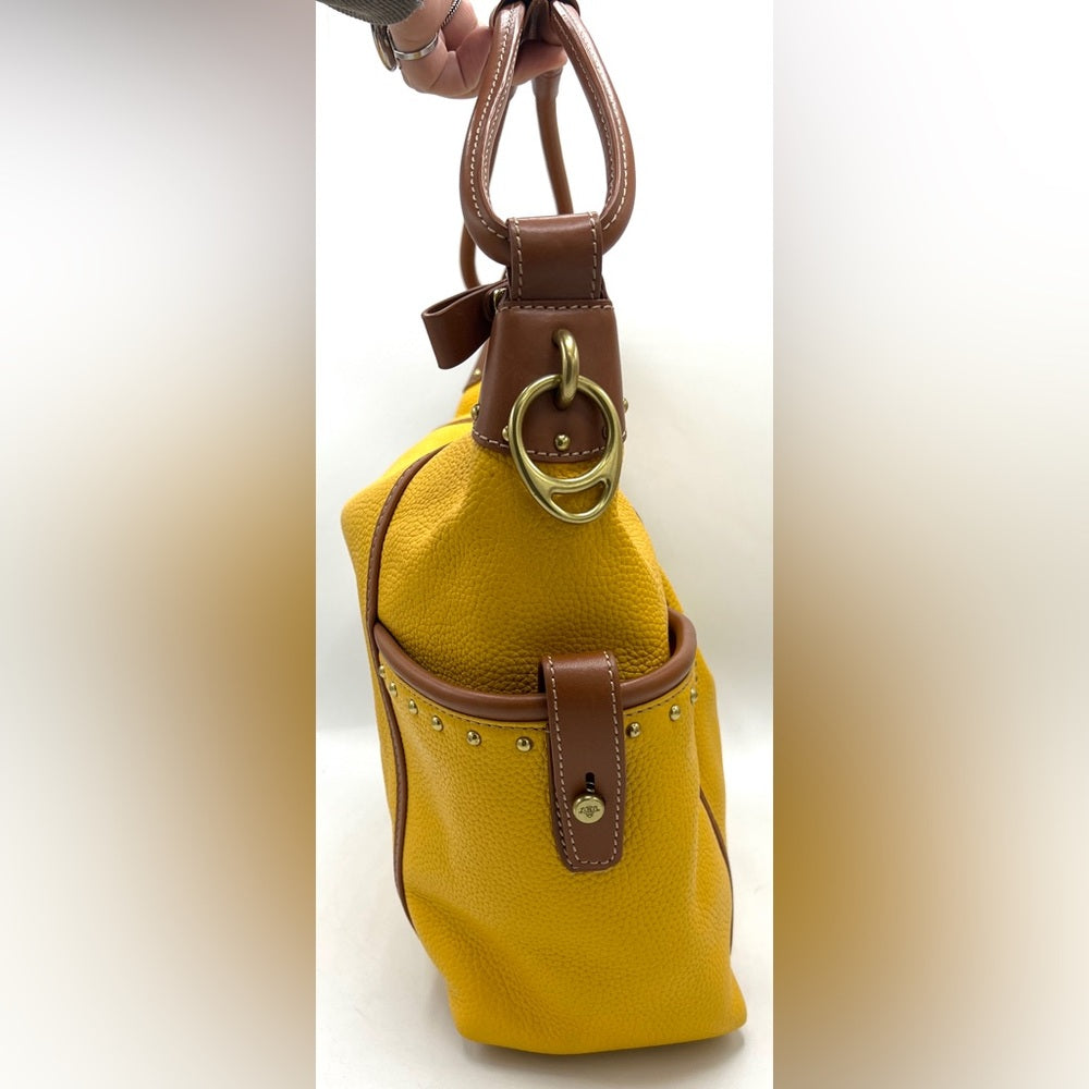 Prix De Dressage Leather Shoulder Bag