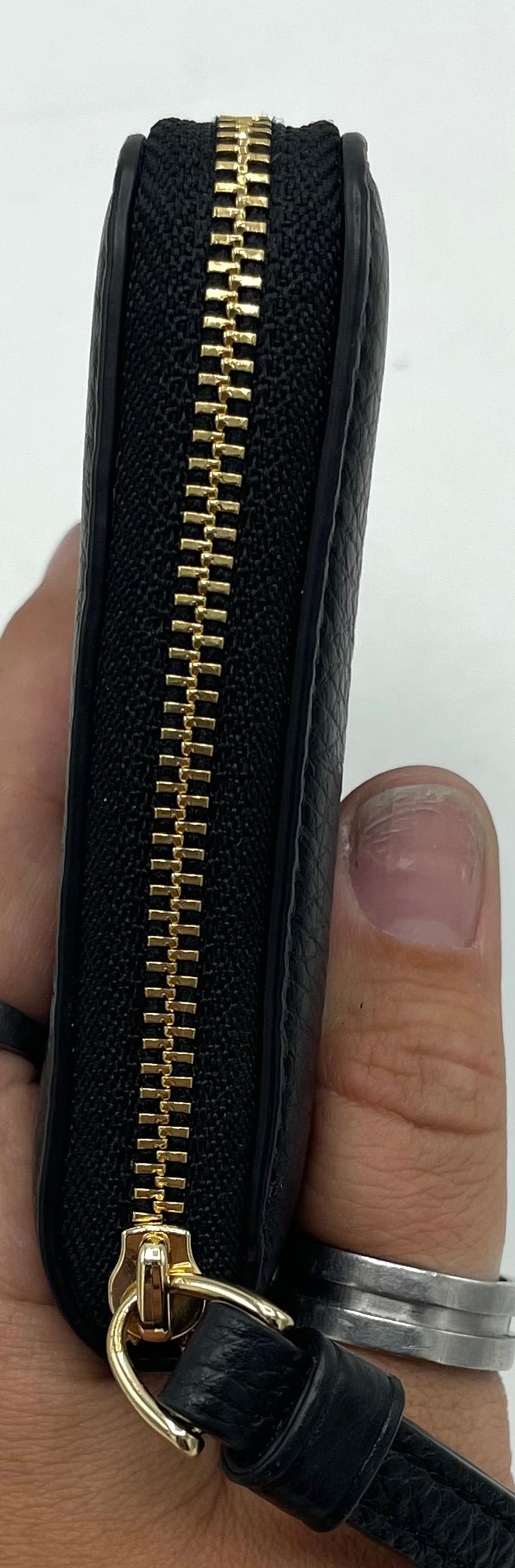 Coach Dempsey Large Phone Wallet – Refined Black Leather (Style C4111)