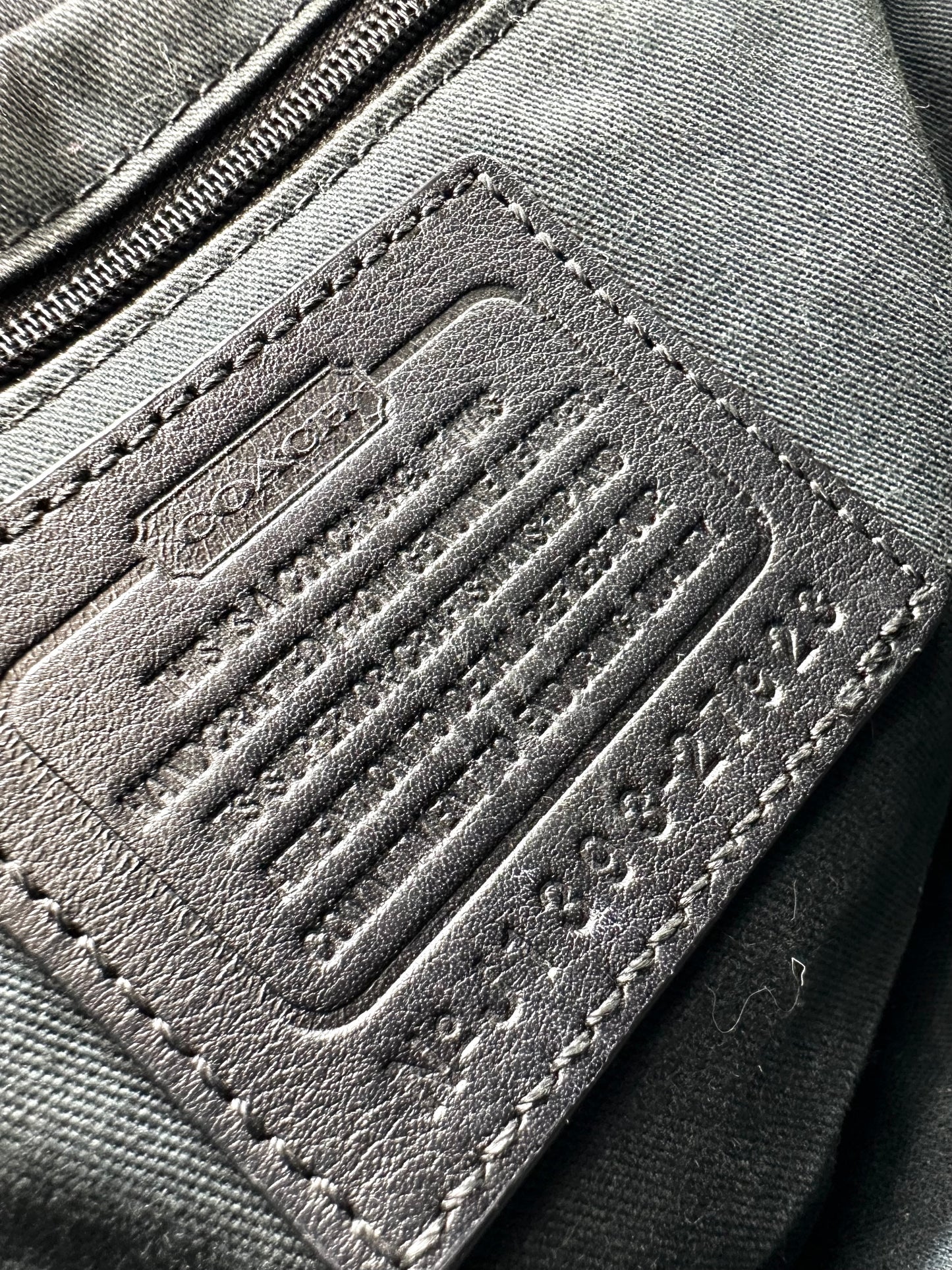 Coach Bleecker Mini Riley Carryall Crossbody – Black Leather