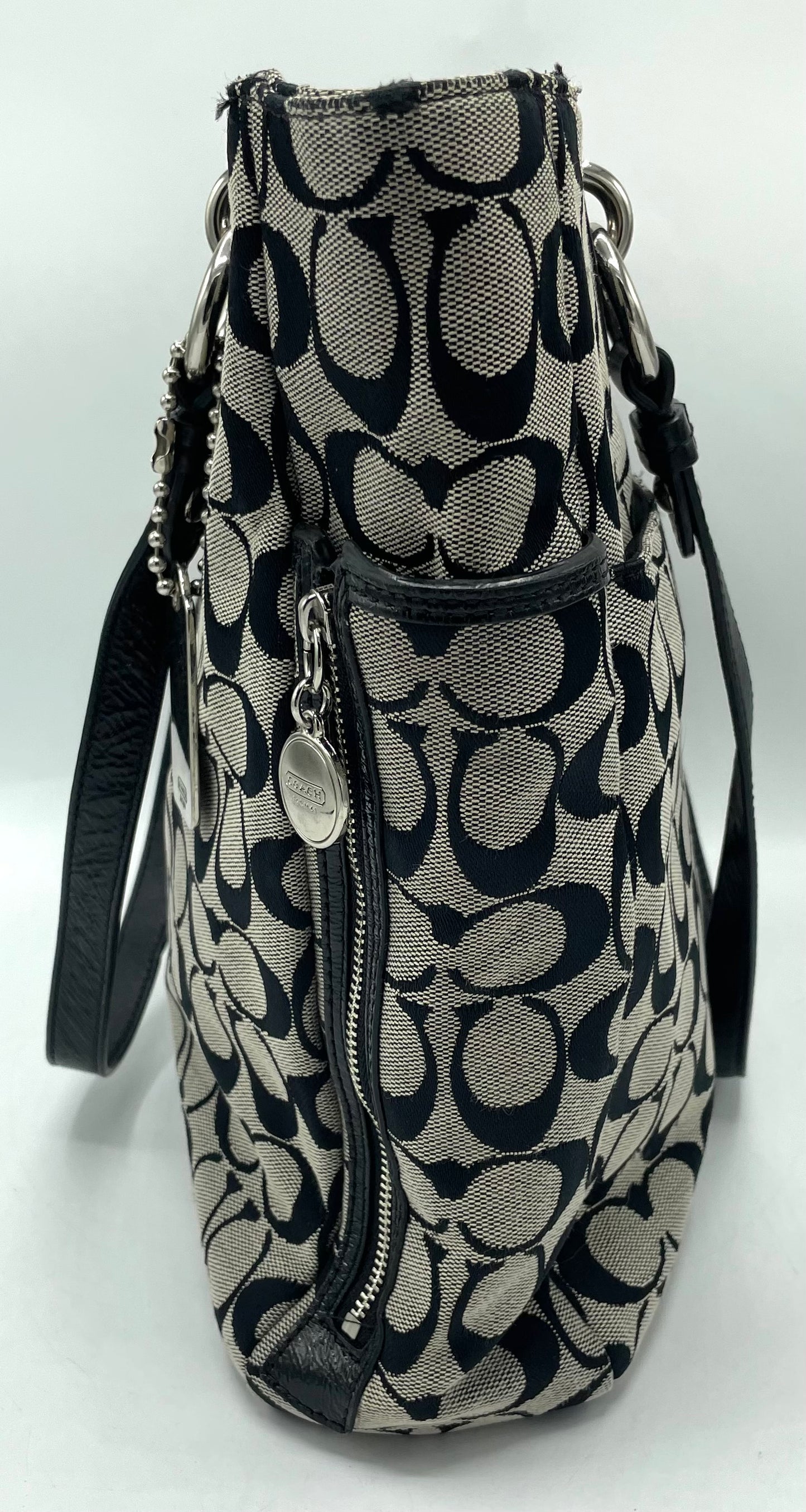 Coach Signature North South Gallery Tote