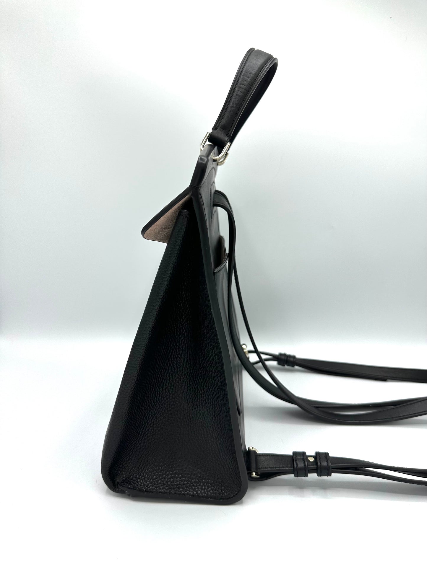 Kate Spade New York Romy Medium Backpack – Black Pebbled Leather