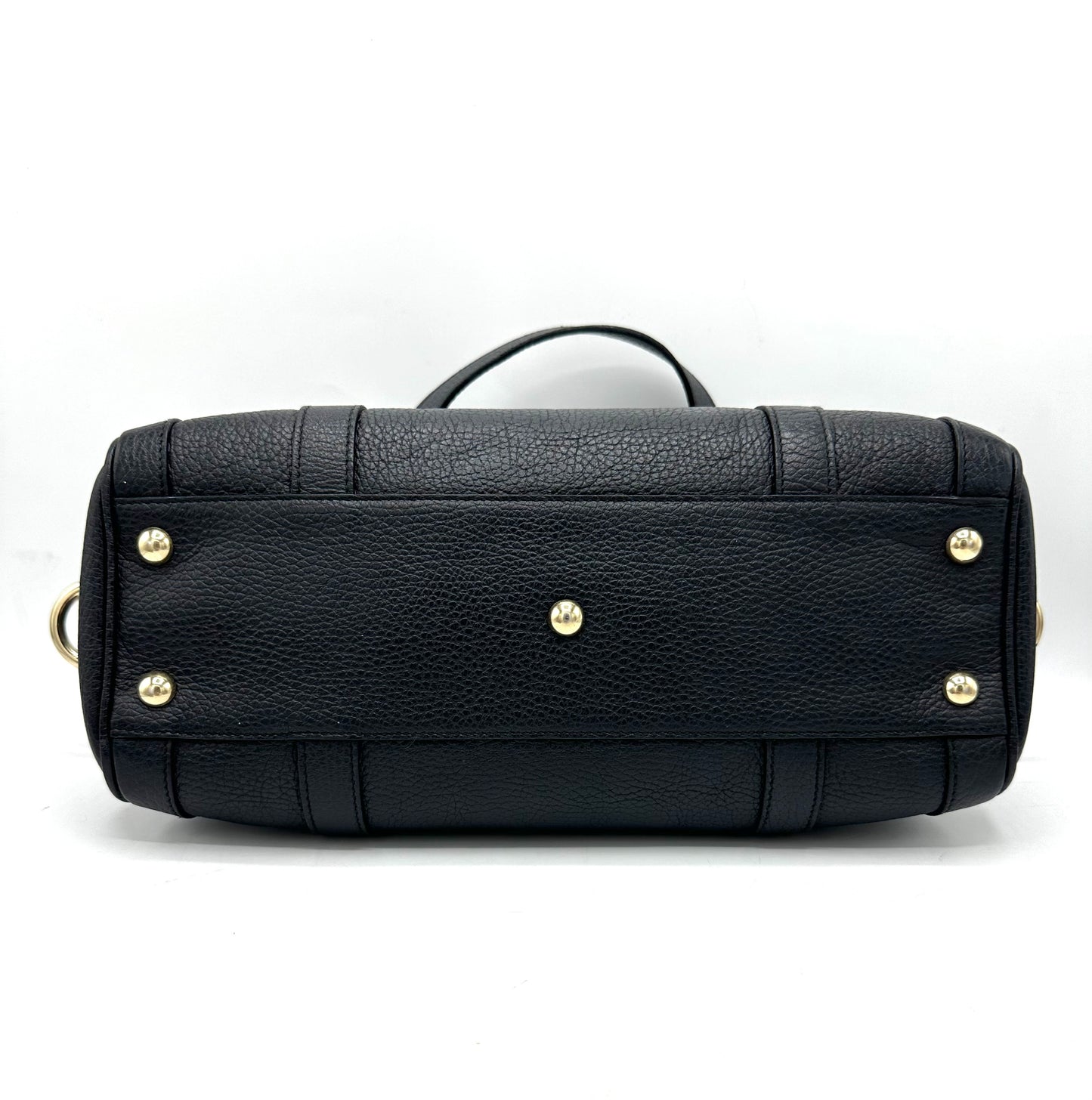 Gucci Medium Duchessa Boston Bag – Dark Blue Grey Leather with Leather Bow