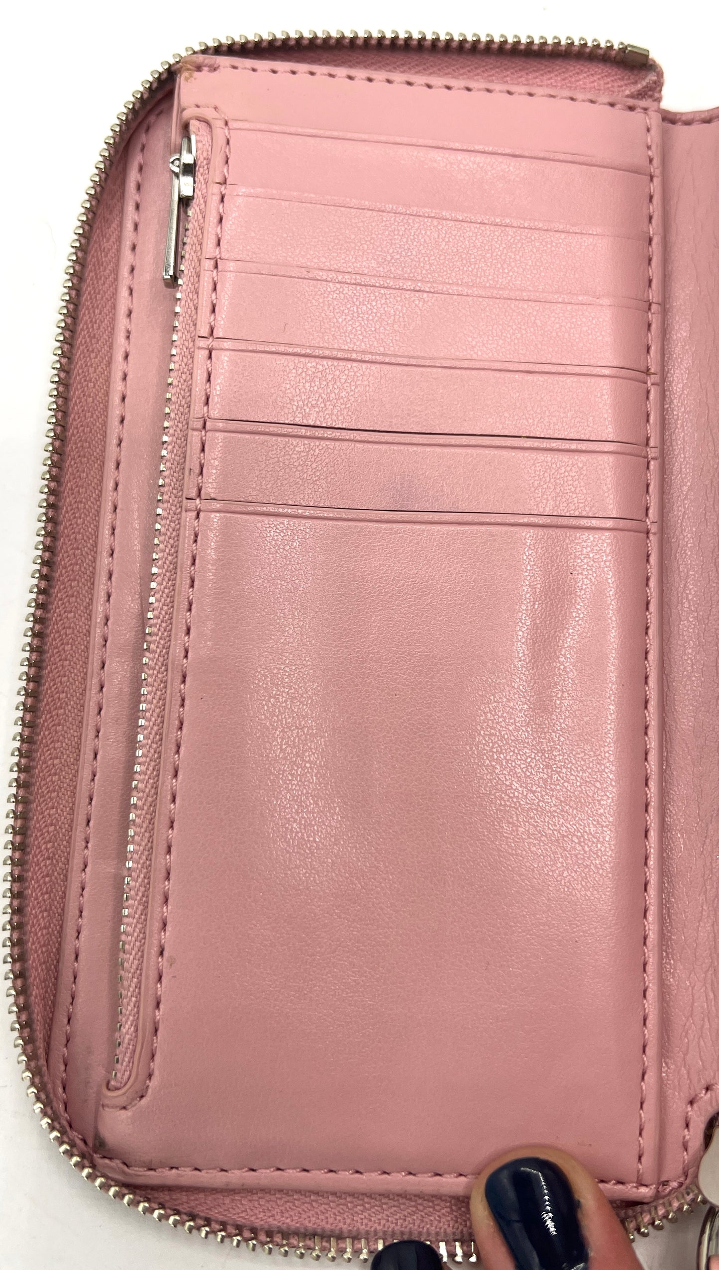 Coach Signature Zip Around Wallet