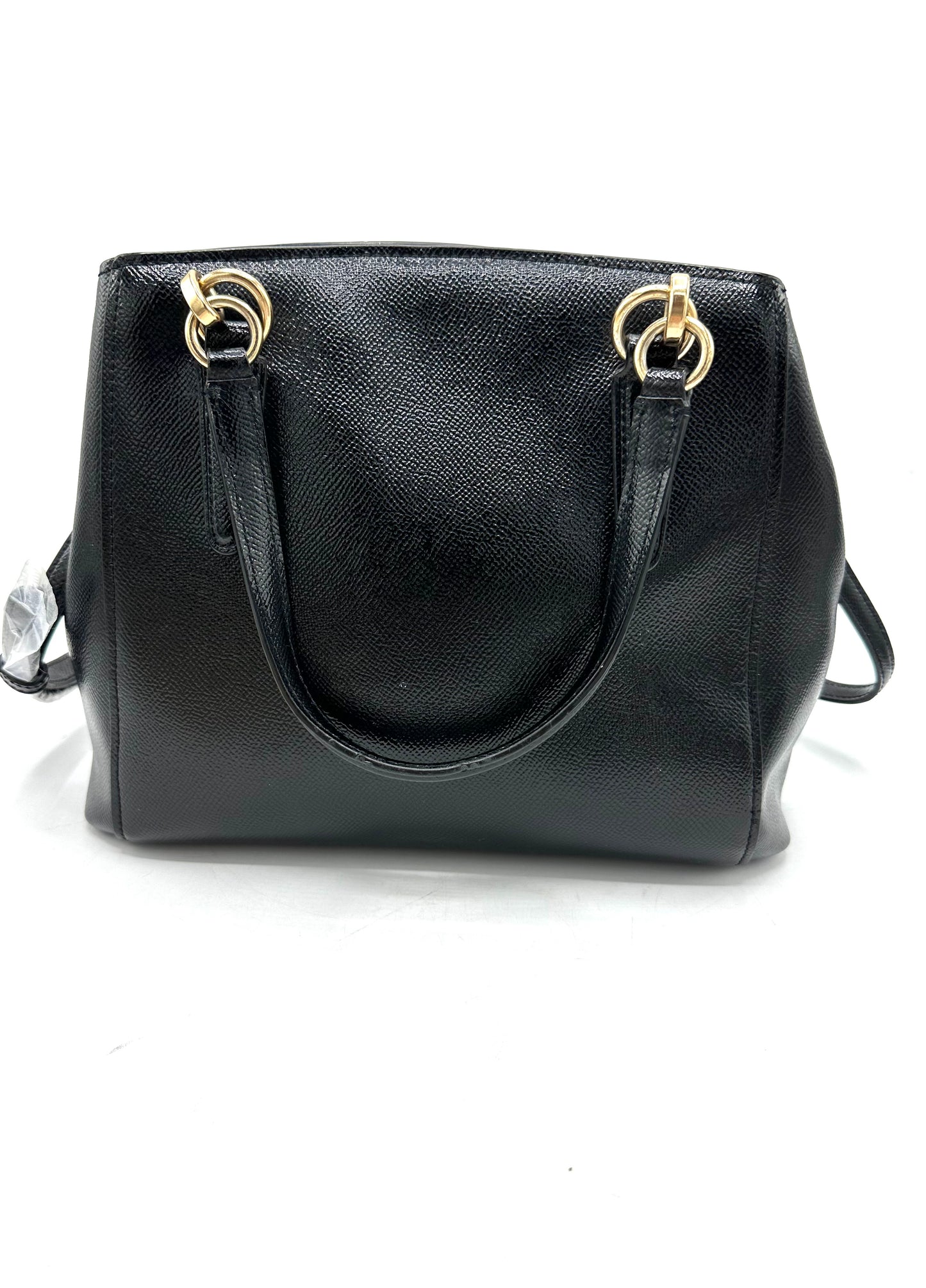 Coach Minetta Crossbody Bag – Black Crossgrain Leather