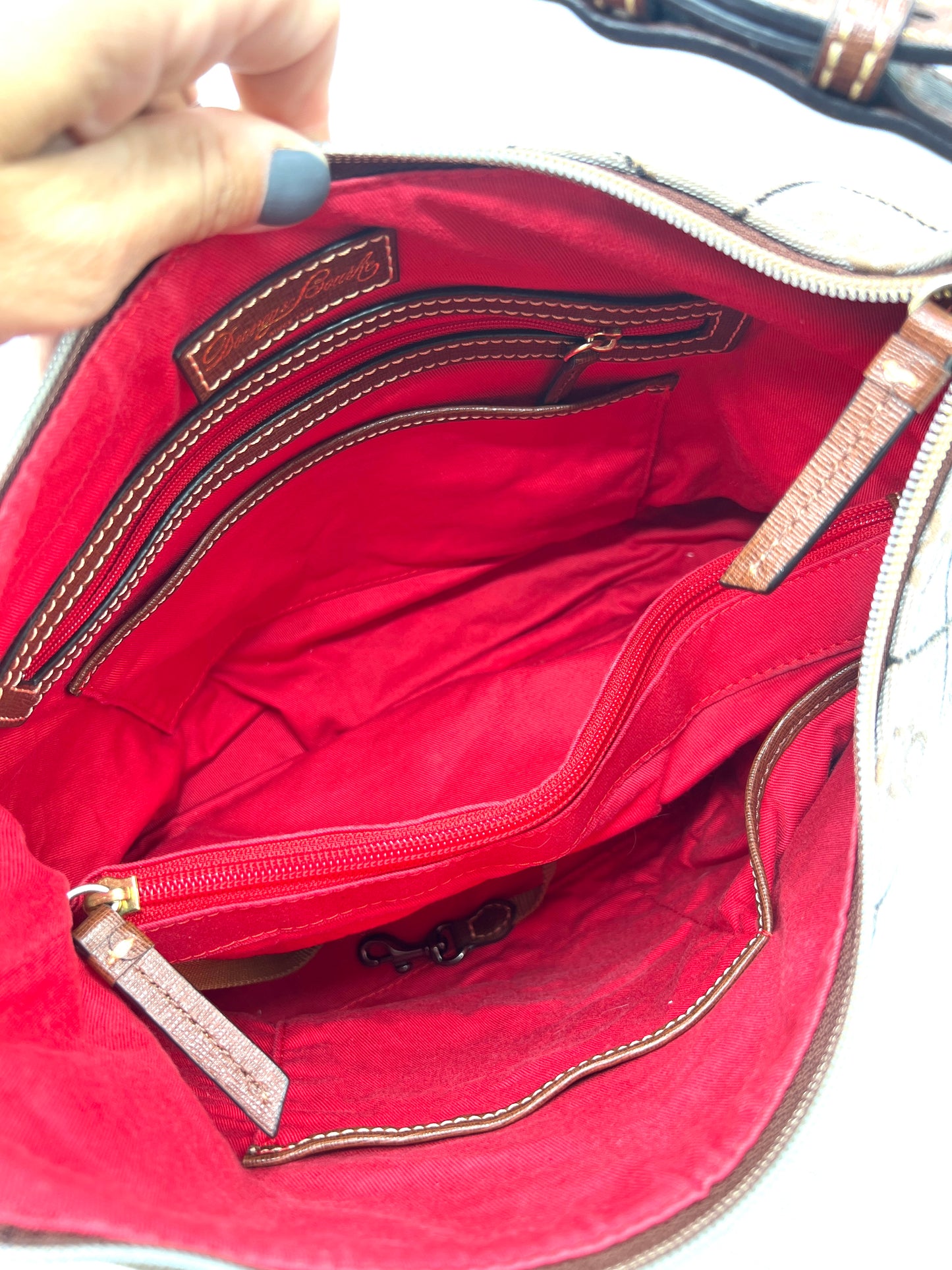 Dooney & Bourke Large Erica Shoulder Bag – Signature Canvas Monogram
