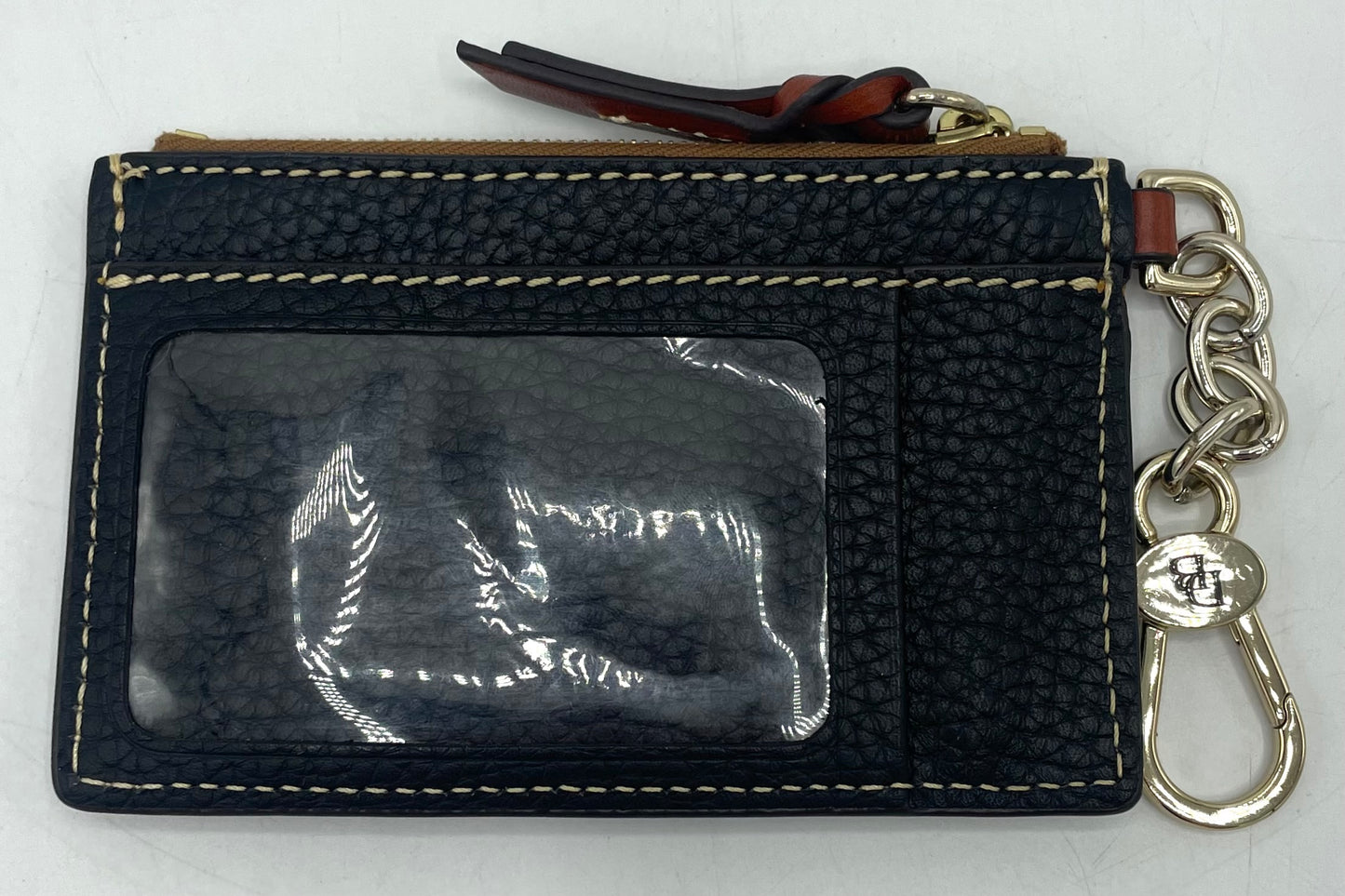 Dooney & Bourke Pebble Grain Zip Top Card Case