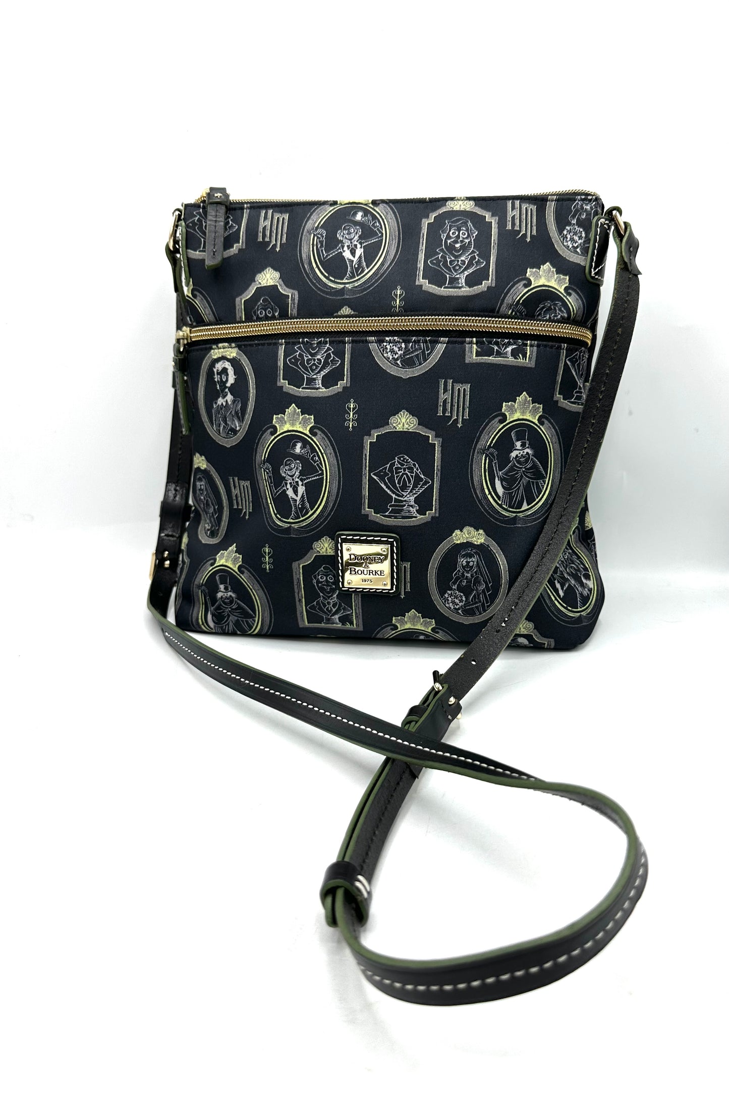 Dooney & Bourke Disney Haunted Mansion Portraits Nylon Crossbody
