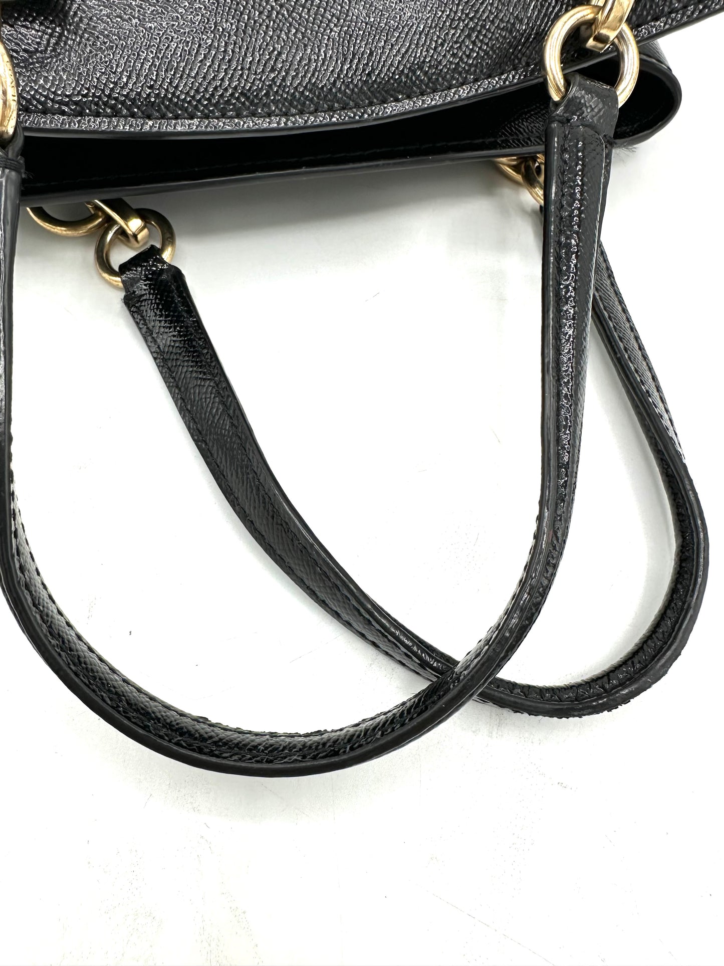 Coach Minetta Crossbody Bag – Black Crossgrain Leather