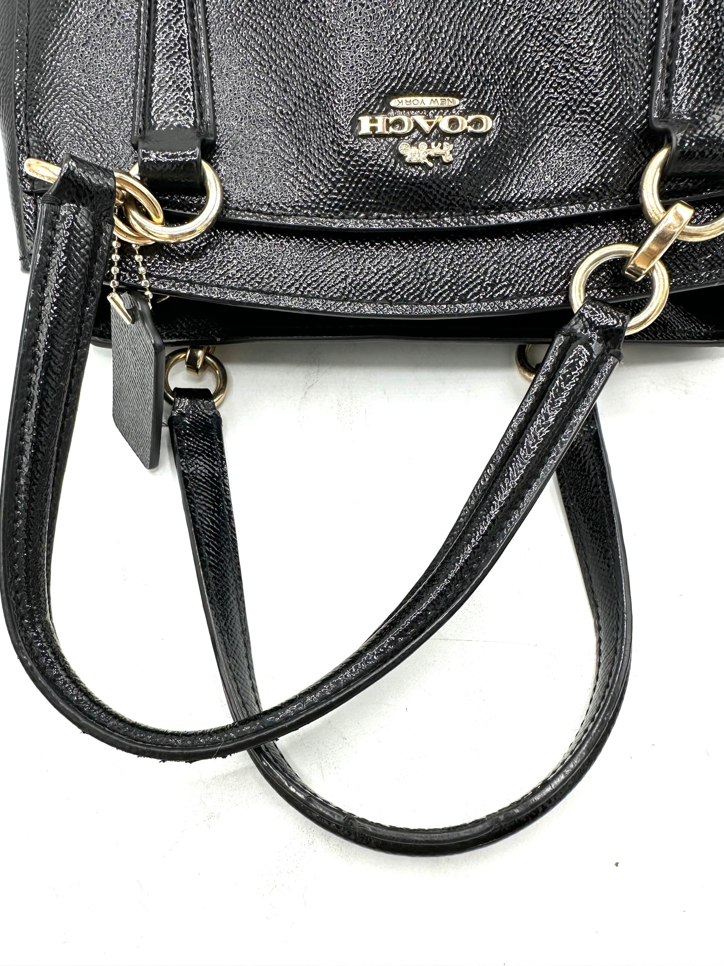 Coach Minetta Crossbody Bag – Black Crossgrain Leather
