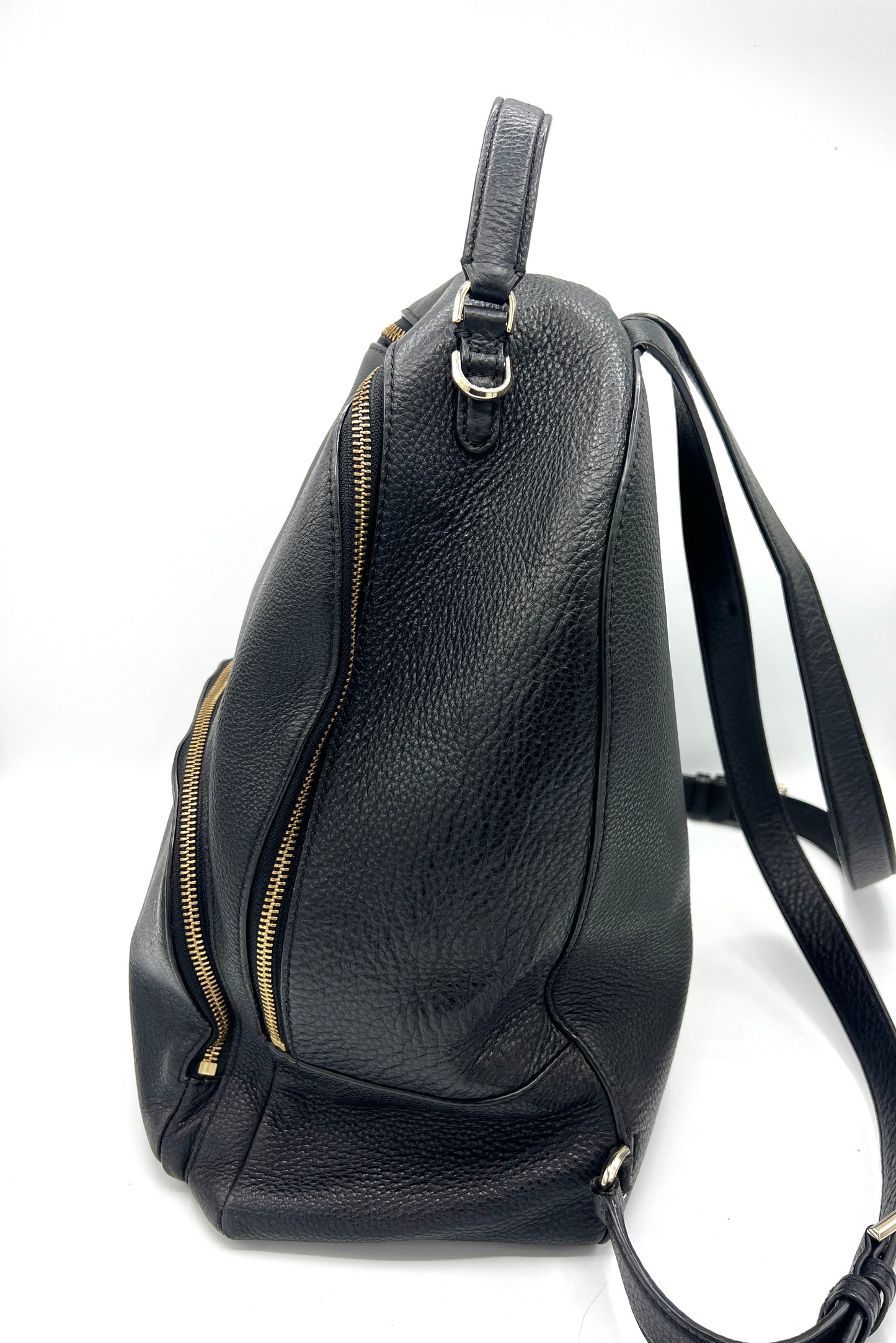 Kate Spade Jackson Large Backpack – Black Leather