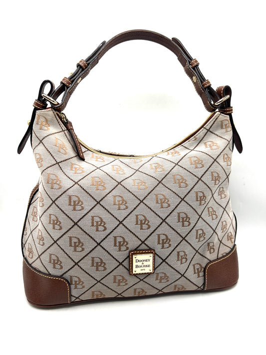 Dooney & Bourke Large Erica Shoulder Bag – Signature Canvas Monogram
