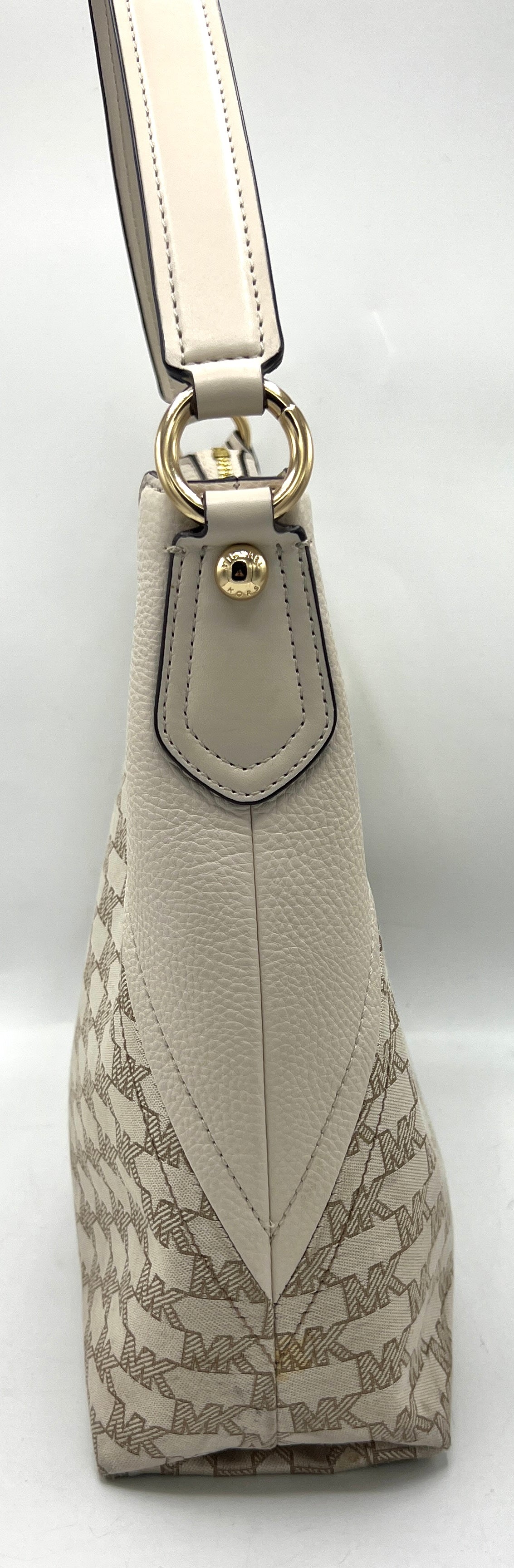 Michael Kors Aria Large Signature Logo Jacquard Shoulder Bag *Clearance Rack*