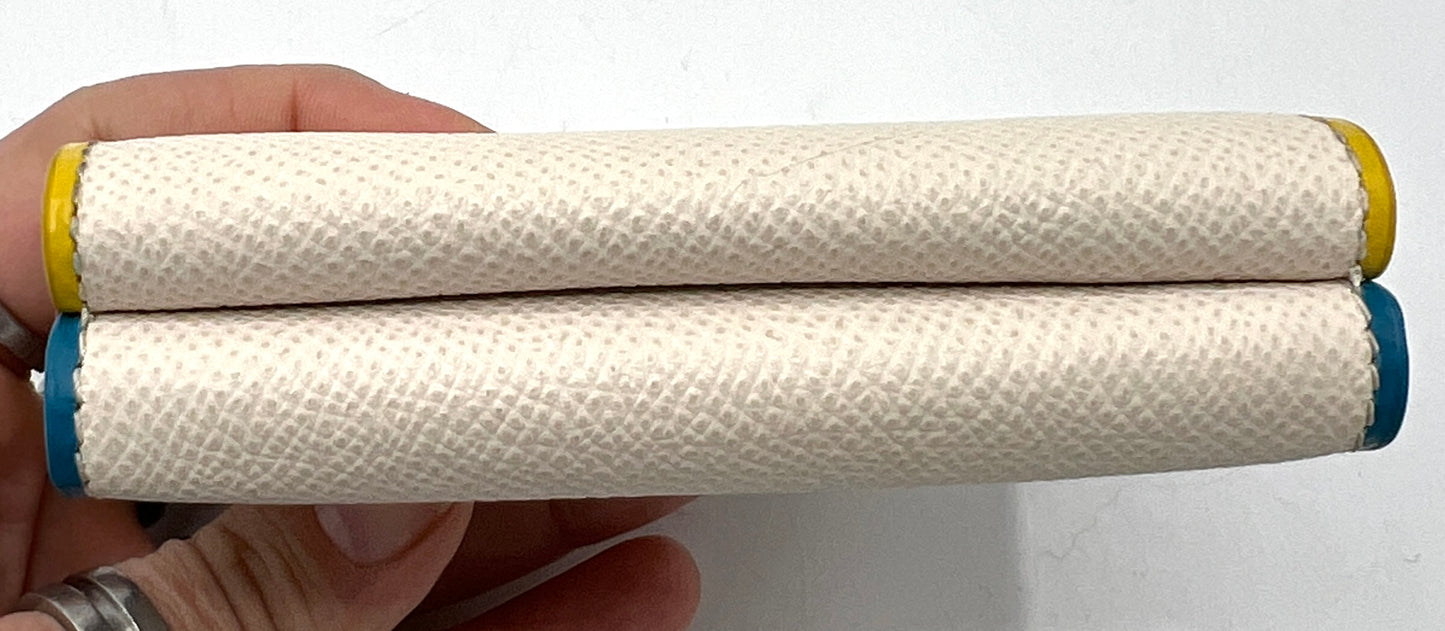 Coach Trifold Rainbow Colorblock Wallet