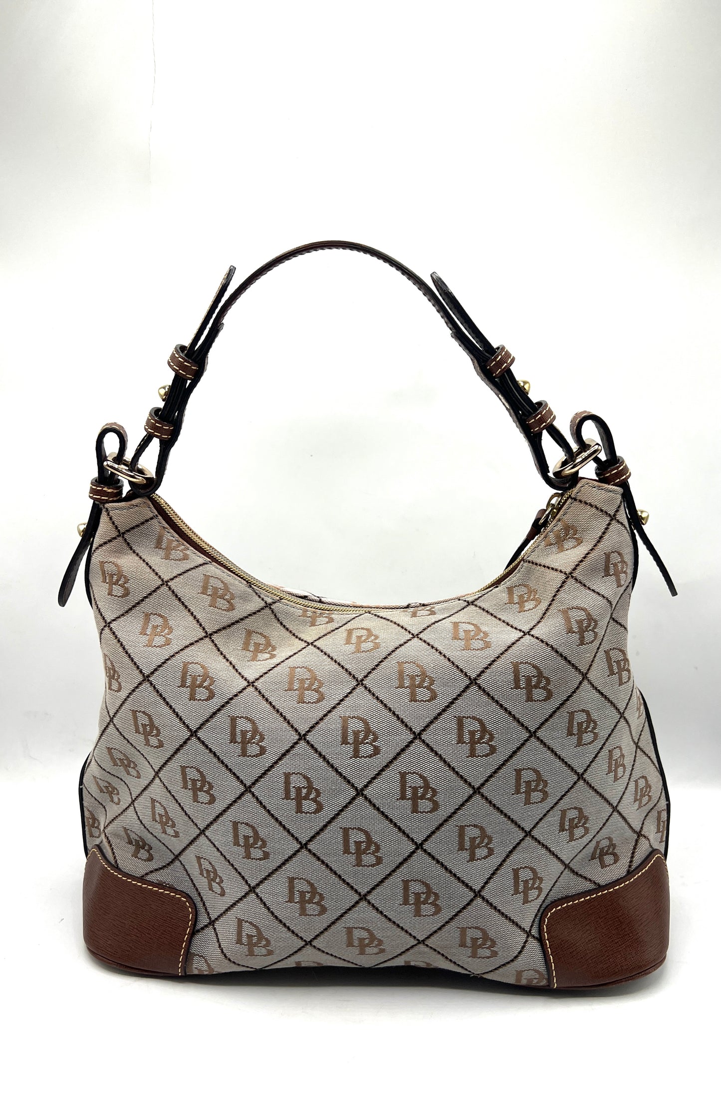Dooney & Bourke Large Erica Shoulder Bag – Signature Canvas Monogram