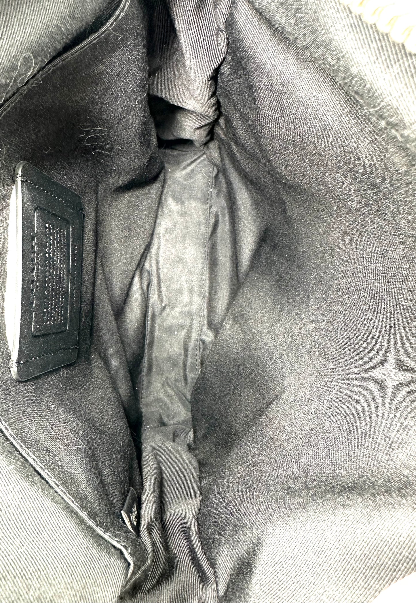 Coach Houston Flight Crossbody – Black Pebbled Leather