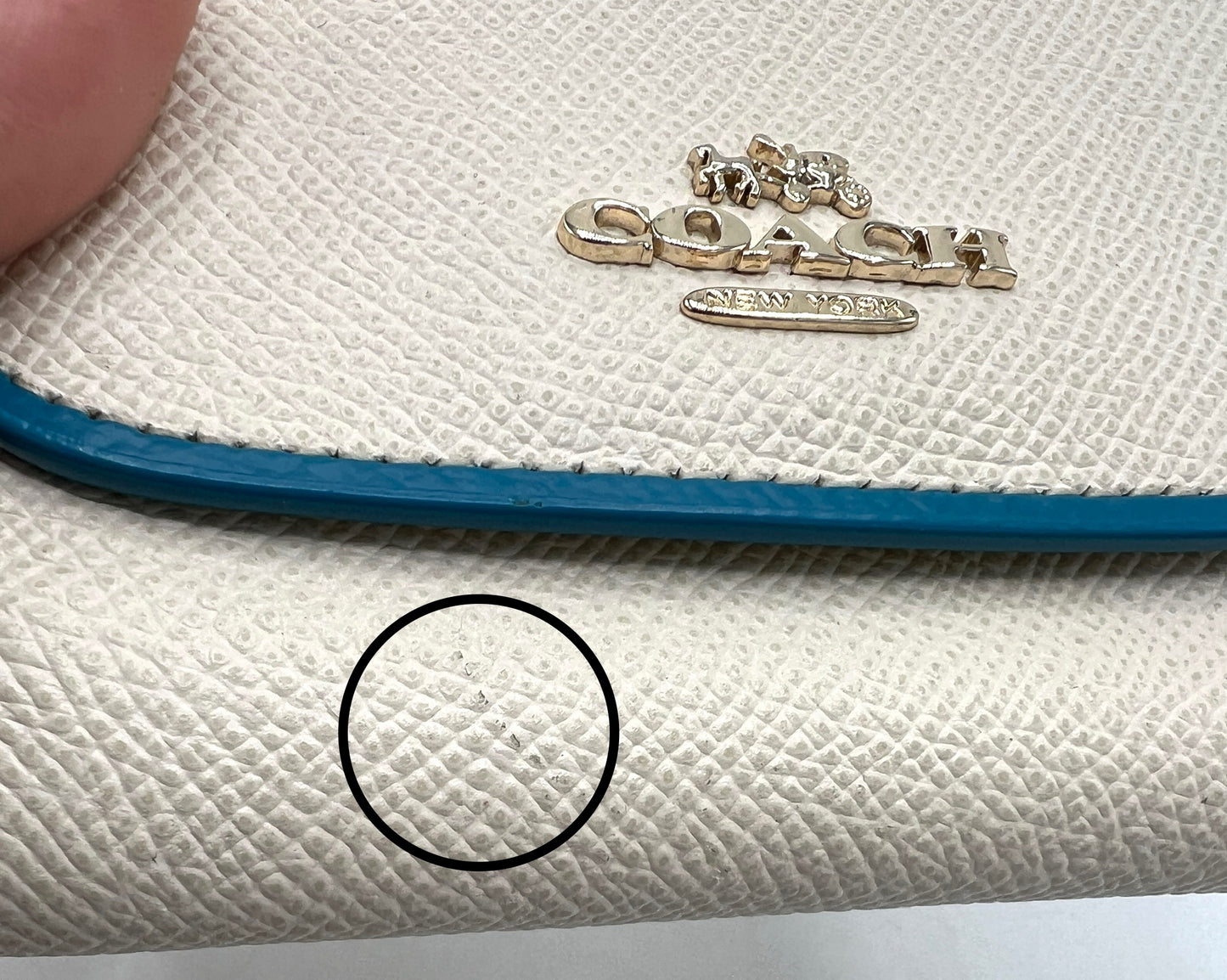 Coach Trifold Rainbow Colorblock Wallet