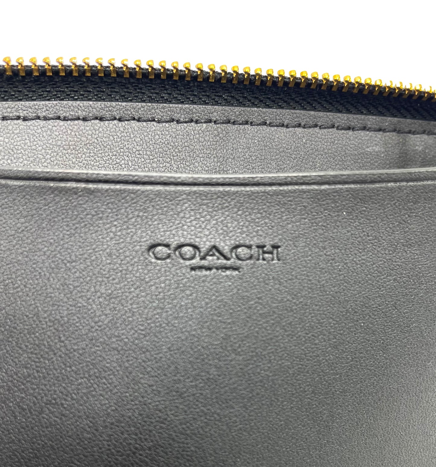Coach Dempsey Large Phone Wallet – Refined Black Leather (Style C4111)