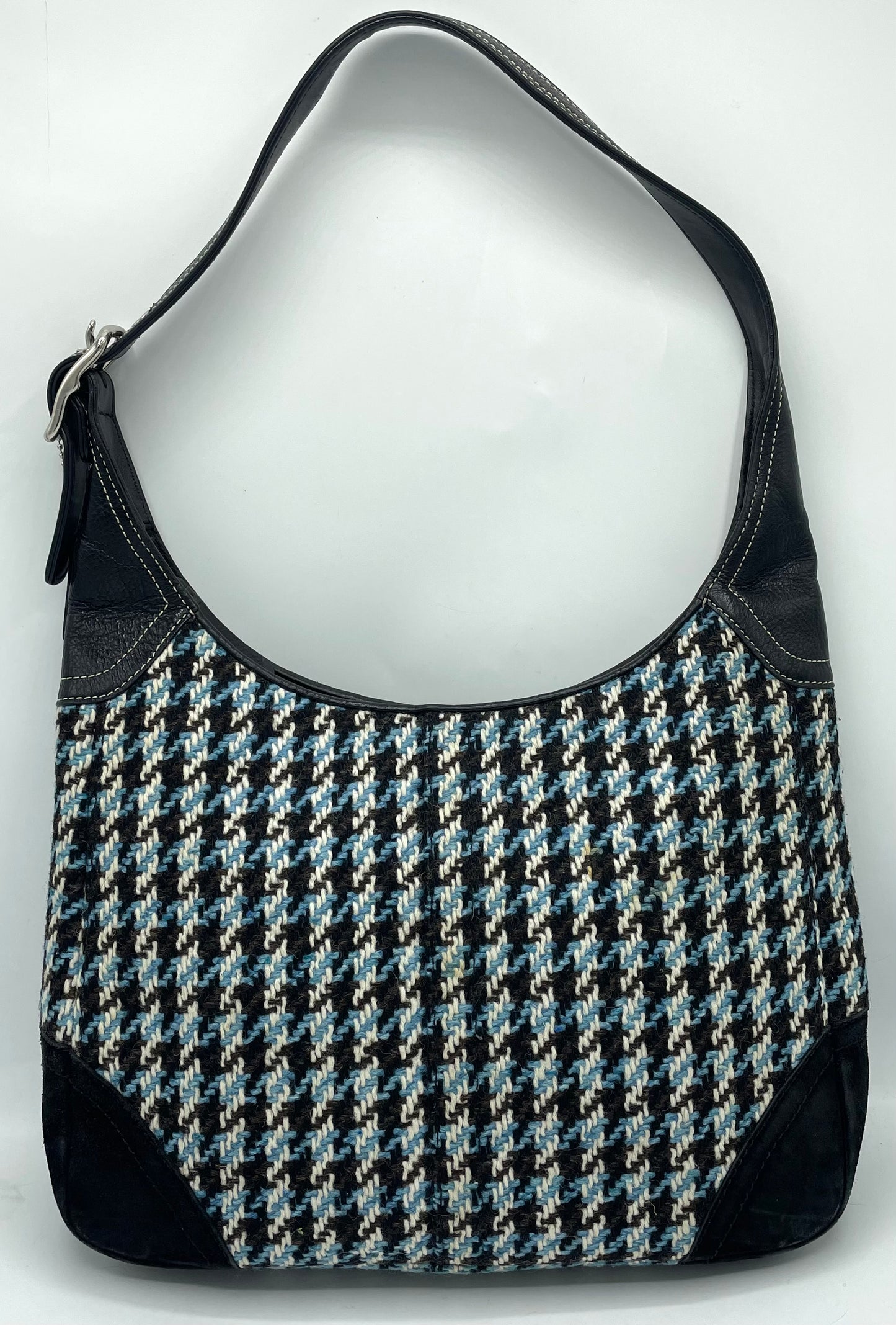 Vintage Coach Hamptons Houndstooth Shoulder Bag