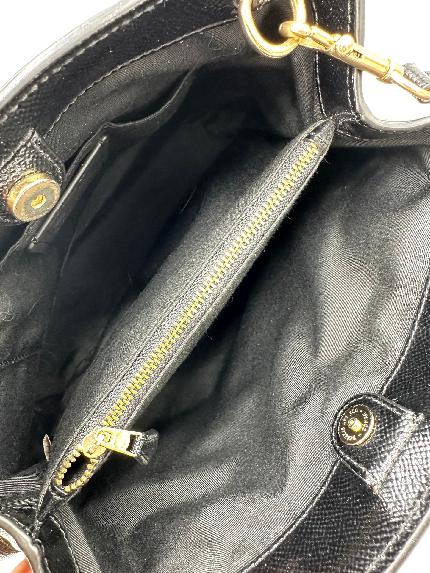 Coach Minetta Crossbody Bag – Black Crossgrain Leather