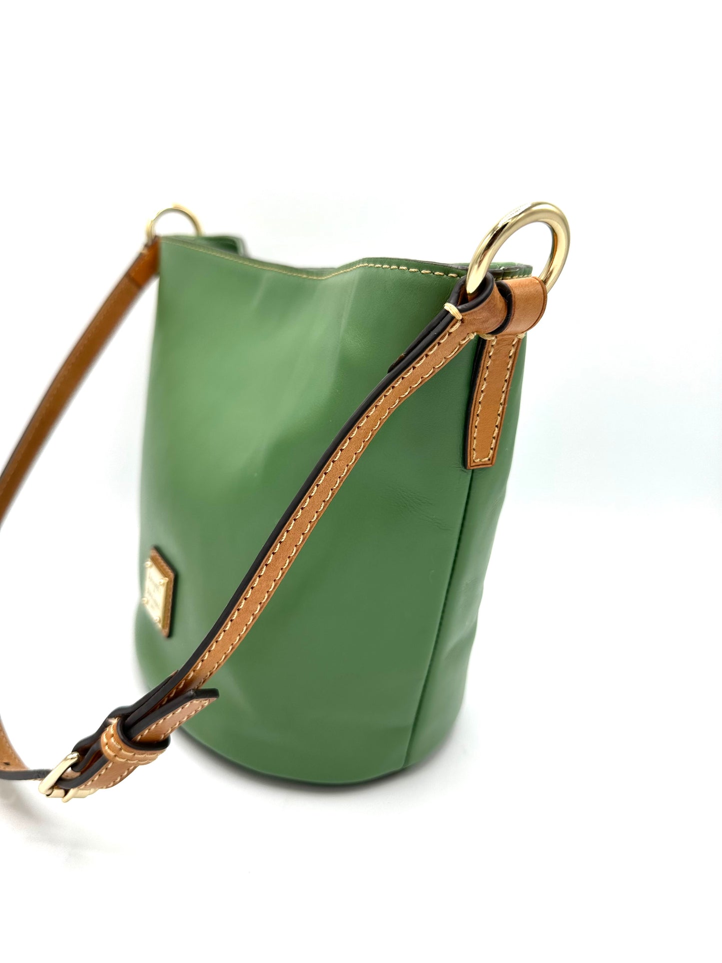 Dooney & Bourke Small Thea Crossbody – Olive Green Smooth Leather