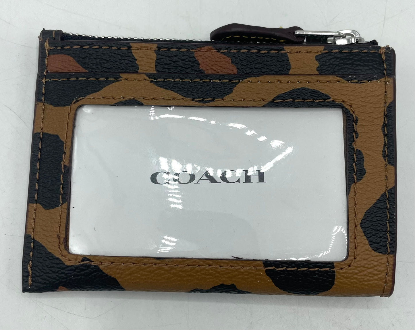 Coach Mini Skinny ID Case - Leopard