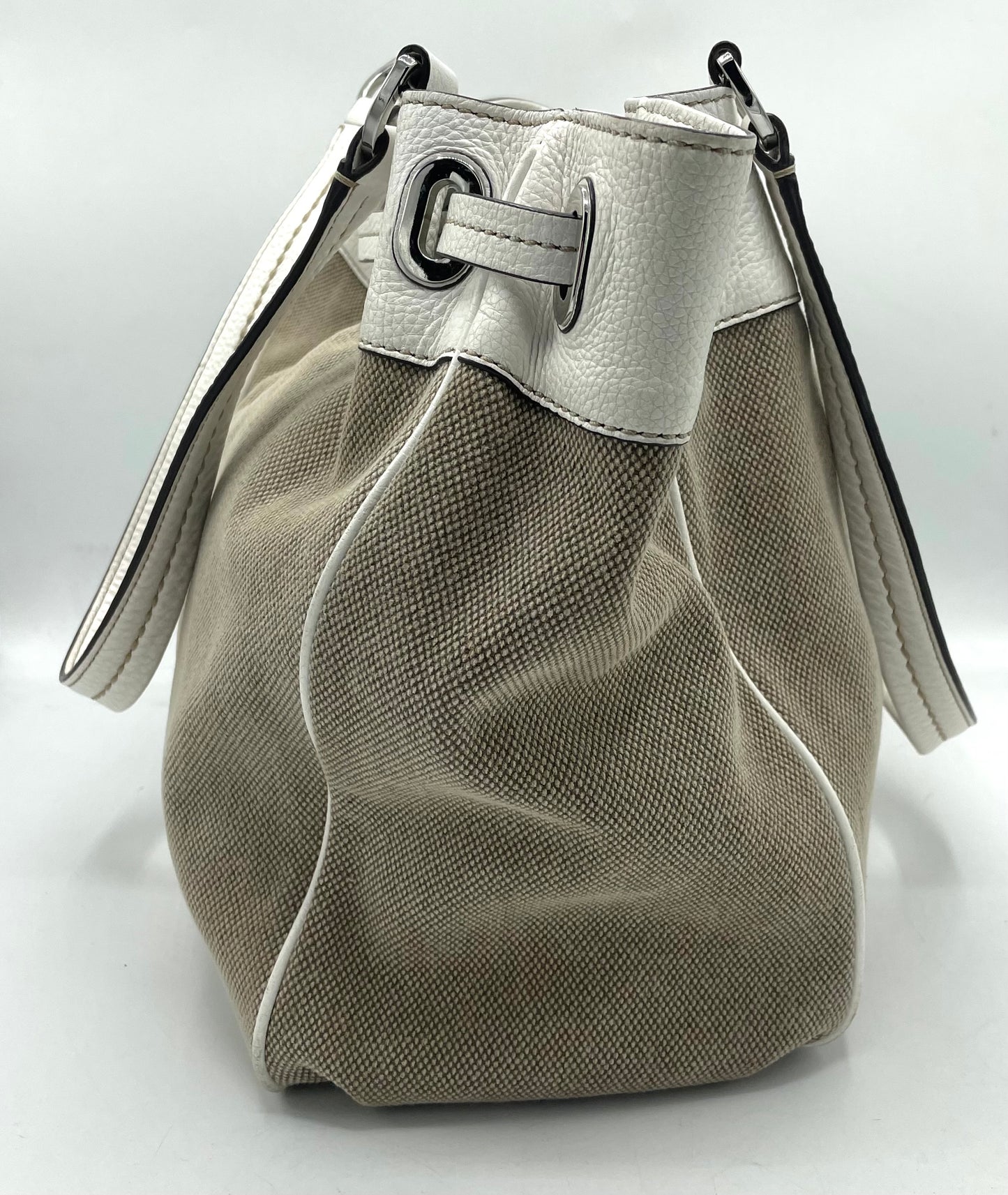 Michael Kors Marina Large Canvas Drawstring Tote
