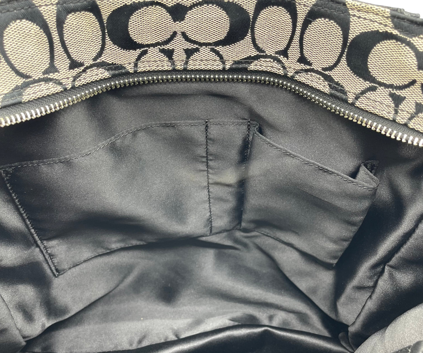 Coach Signature North South Gallery Tote