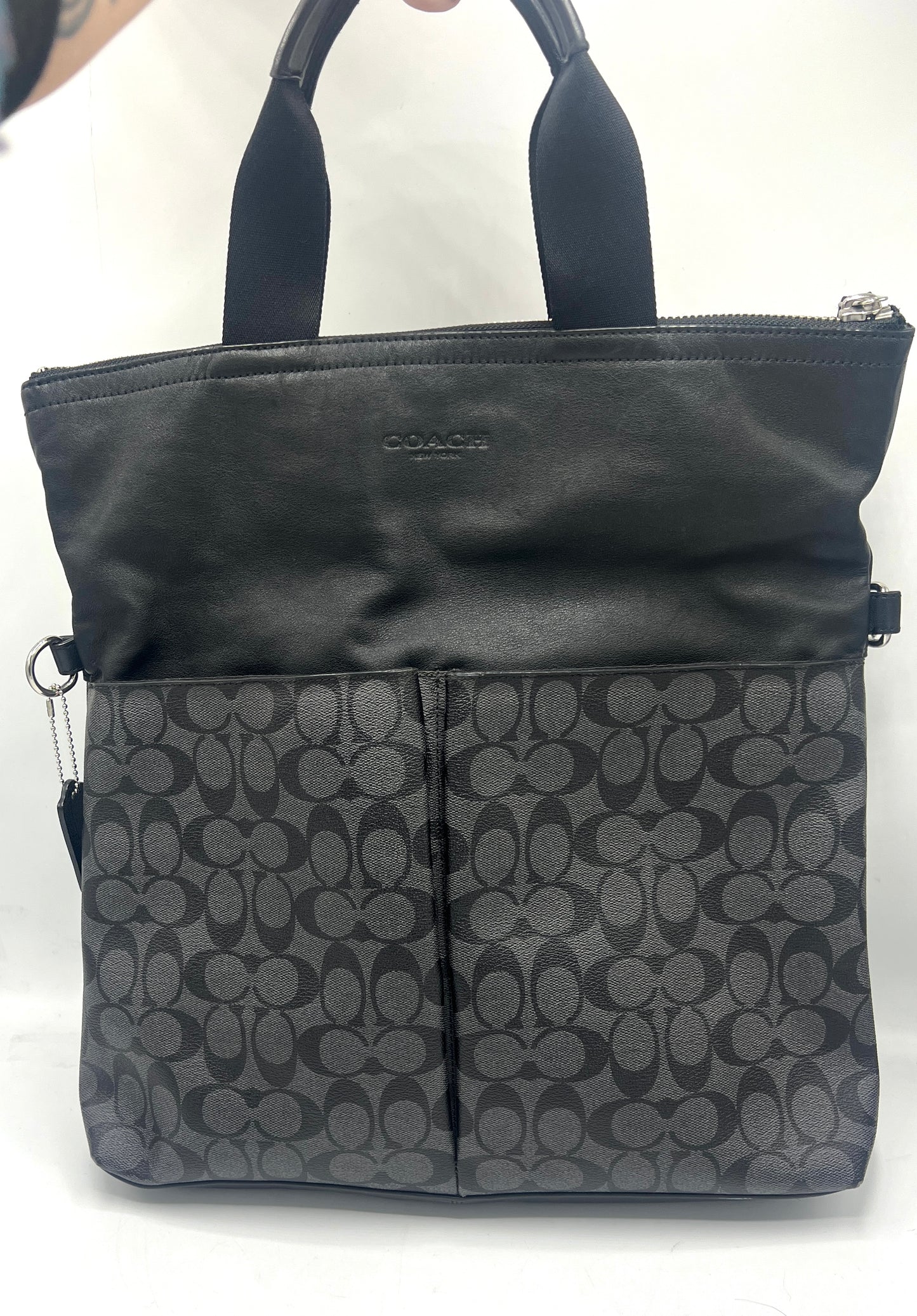 Coach Signature Foldover Tote