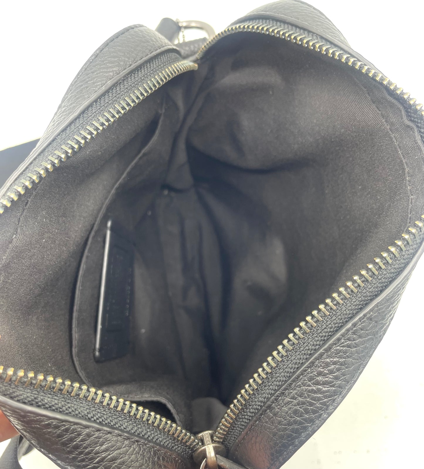 Coach Houston Flight Bag – Black Pebbled Leather (Style 4011)