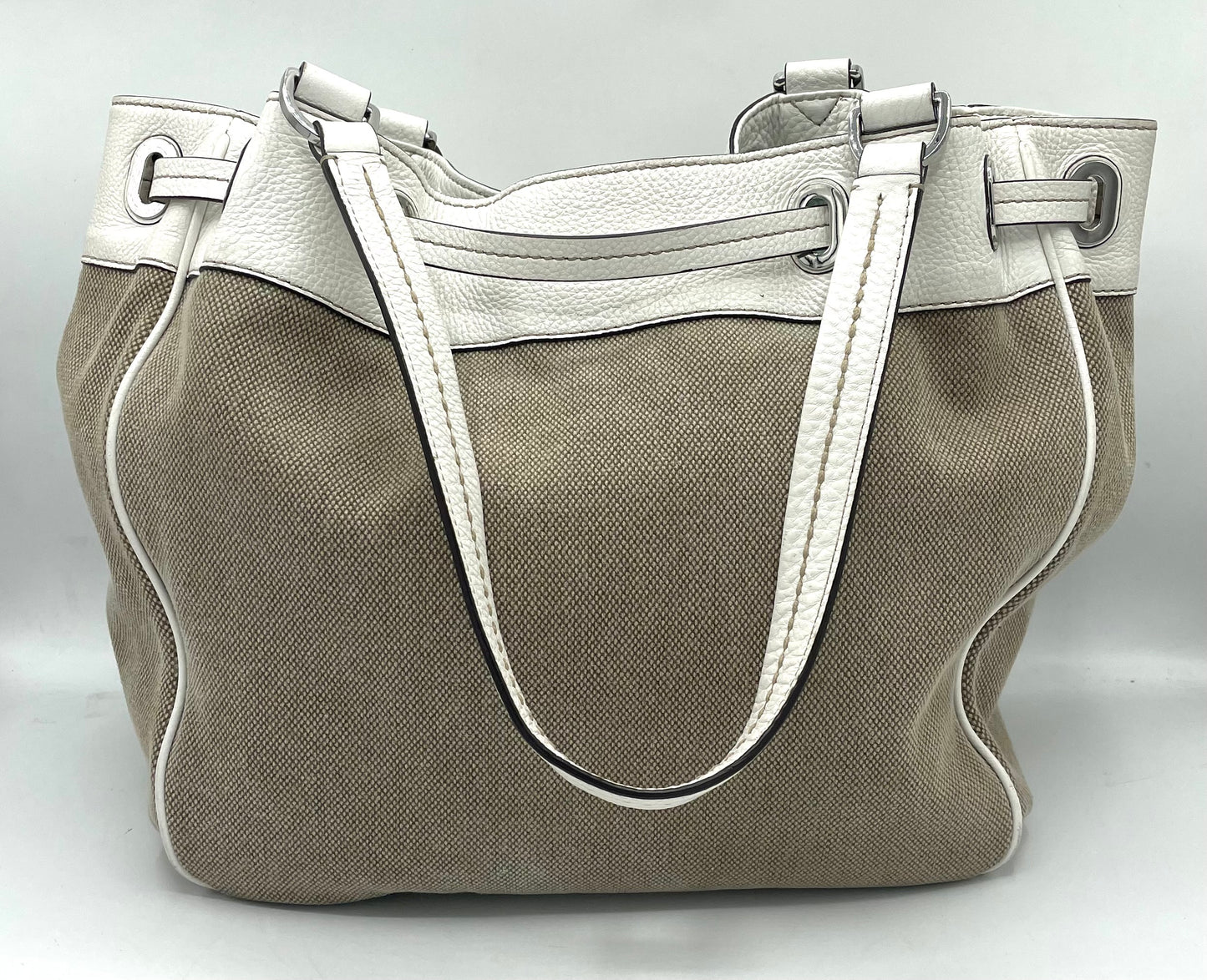 Michael Kors Marina Large Canvas Drawstring Tote