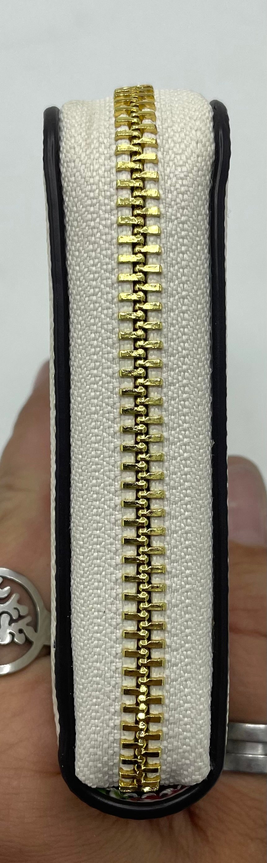 Coach Long Zip Around Wallet - Strawberries