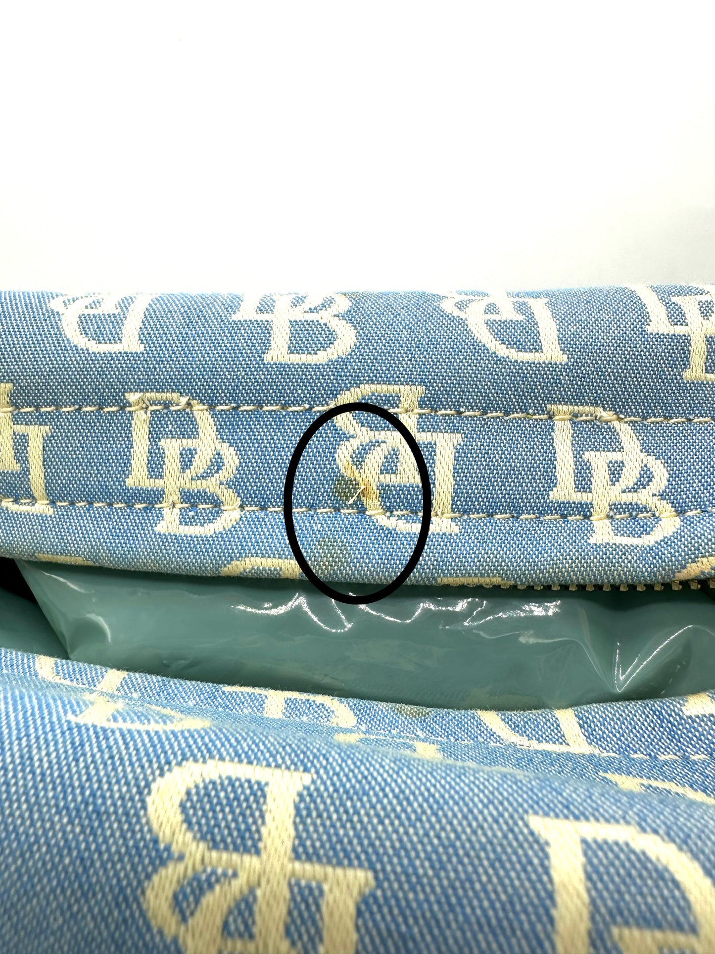 Dooney & Bourke Signature Denim Shoulder Bag – Blue Canvas