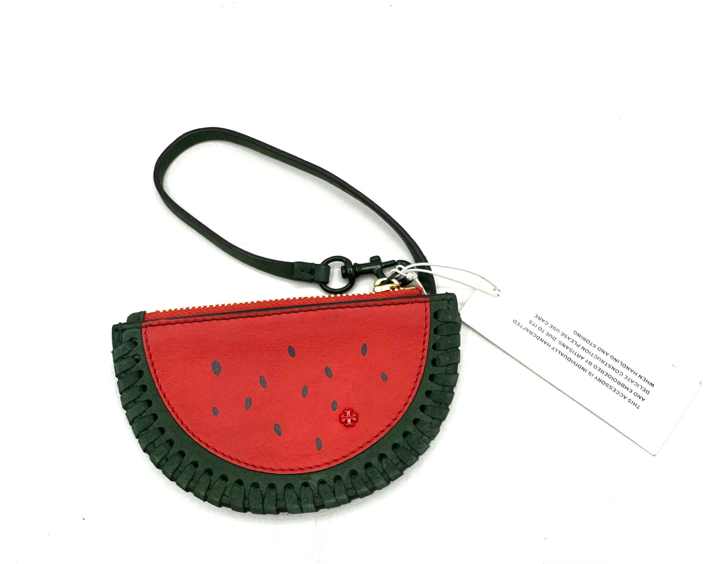 Tory Burch Beaded Watermelon Coin Purse / Pouch