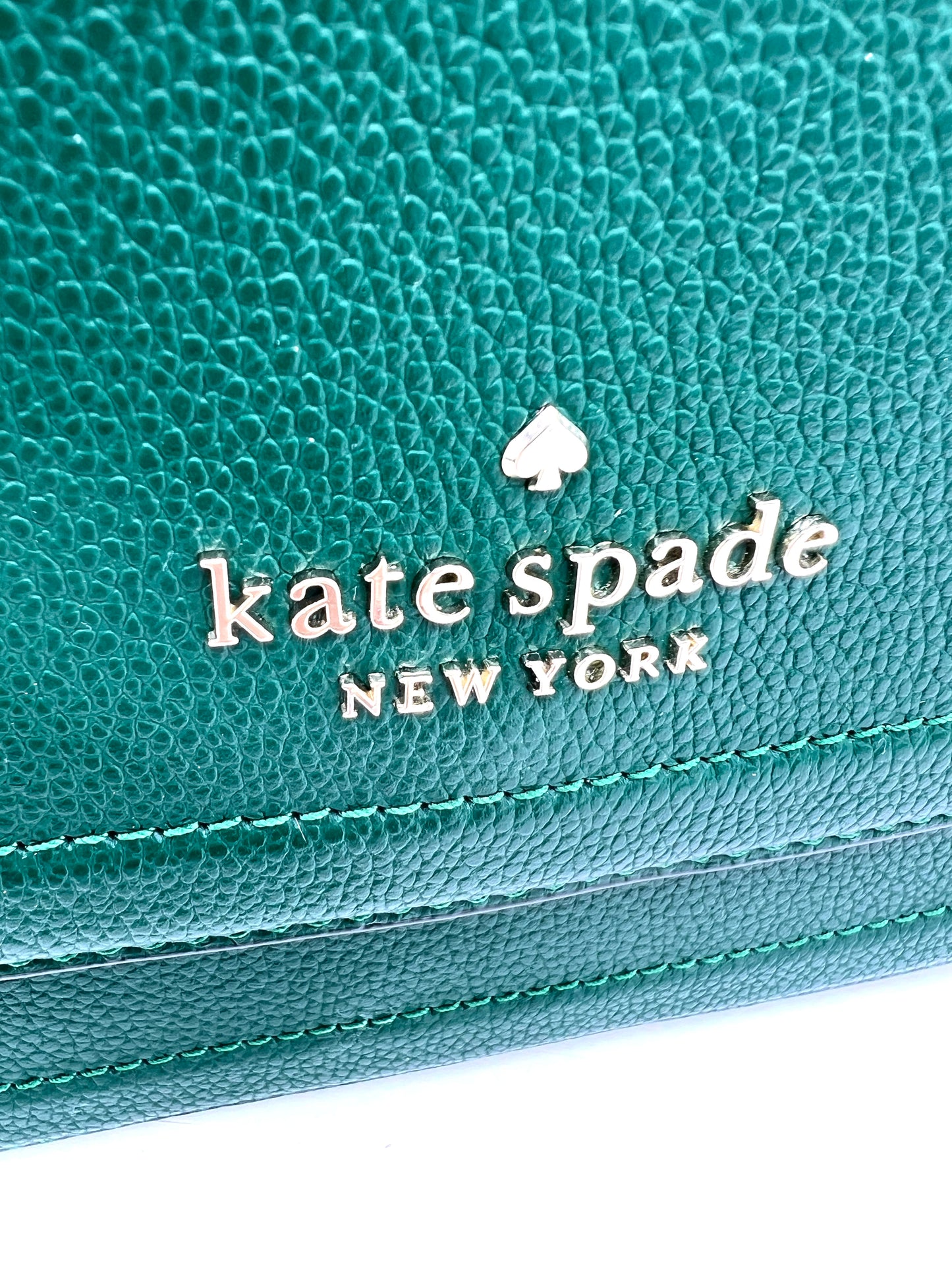 Kate Spade Blake Saddle Crossbody – Deep Jade Green