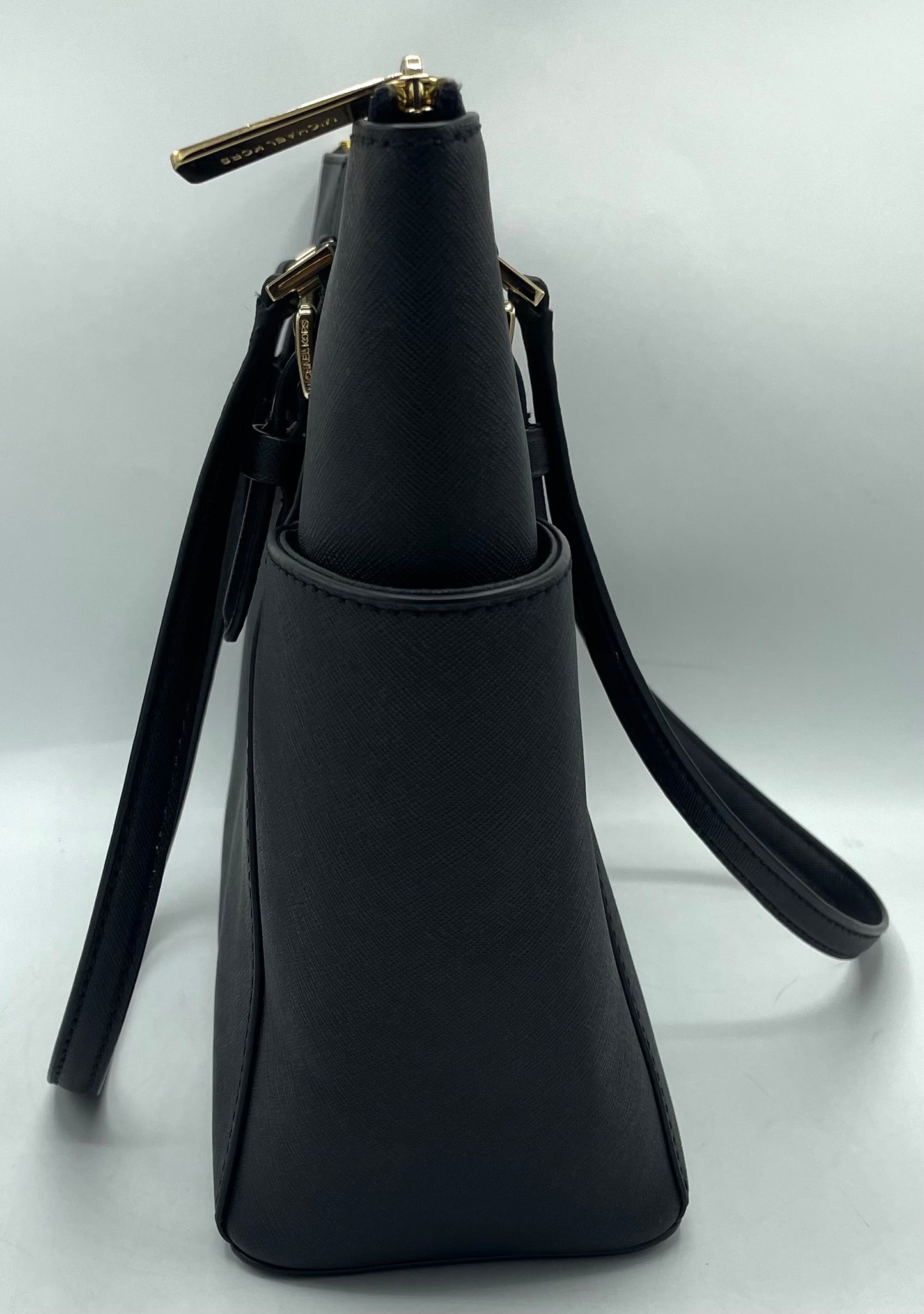 Michael Kors Charlotte Large Saffiano Leather Top-zip Tote
