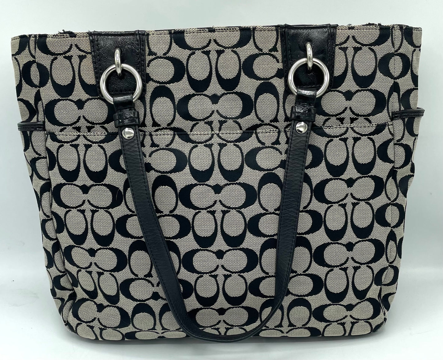 Coach Signature North South Gallery Tote
