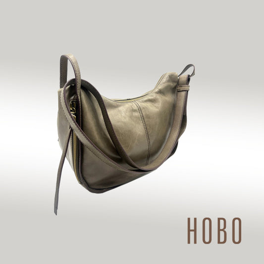 HOBO Arlet Convertible Leather Bag – Taupe Gray